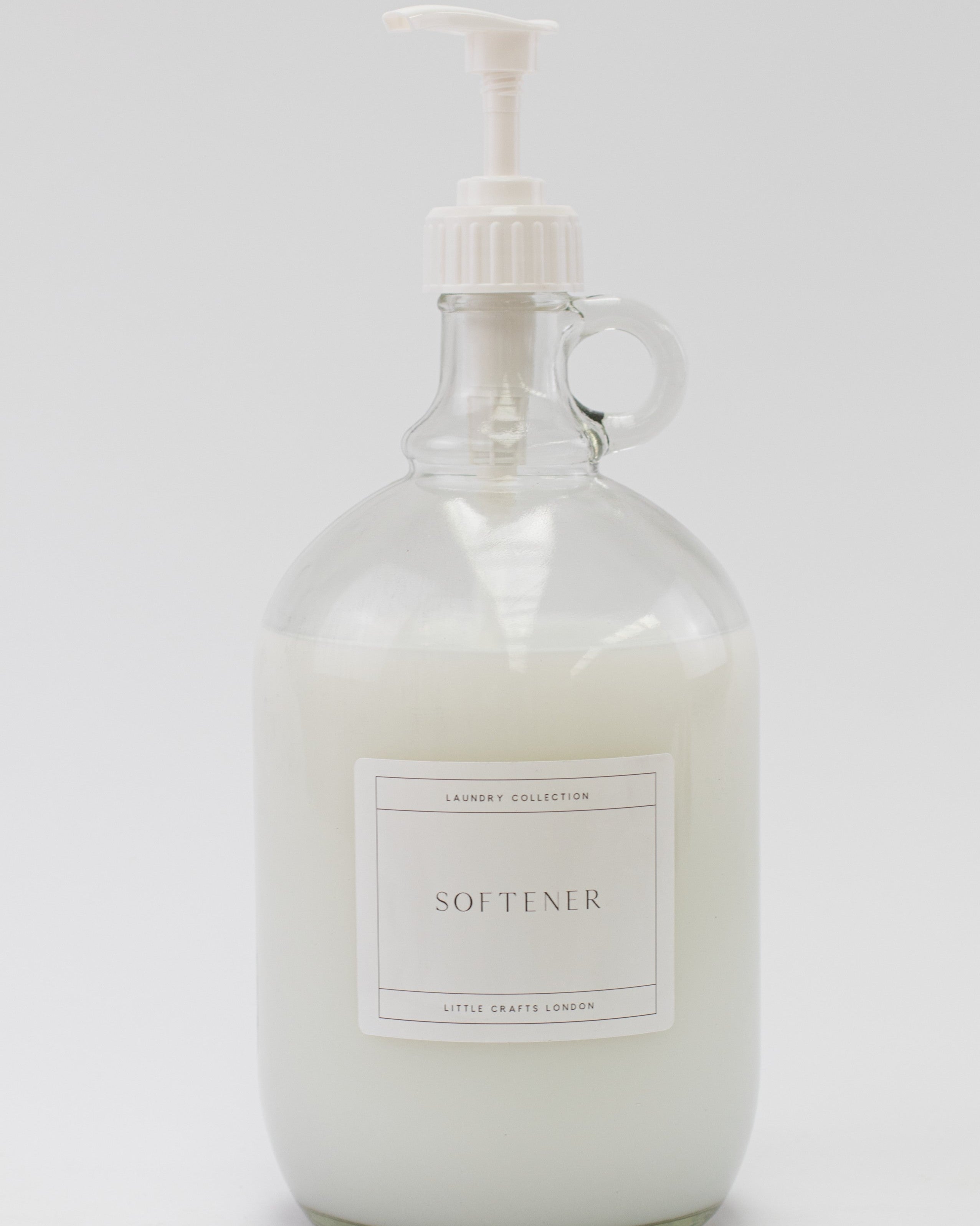 2L Clear Glass Laundry Bottle - Little Crafts London