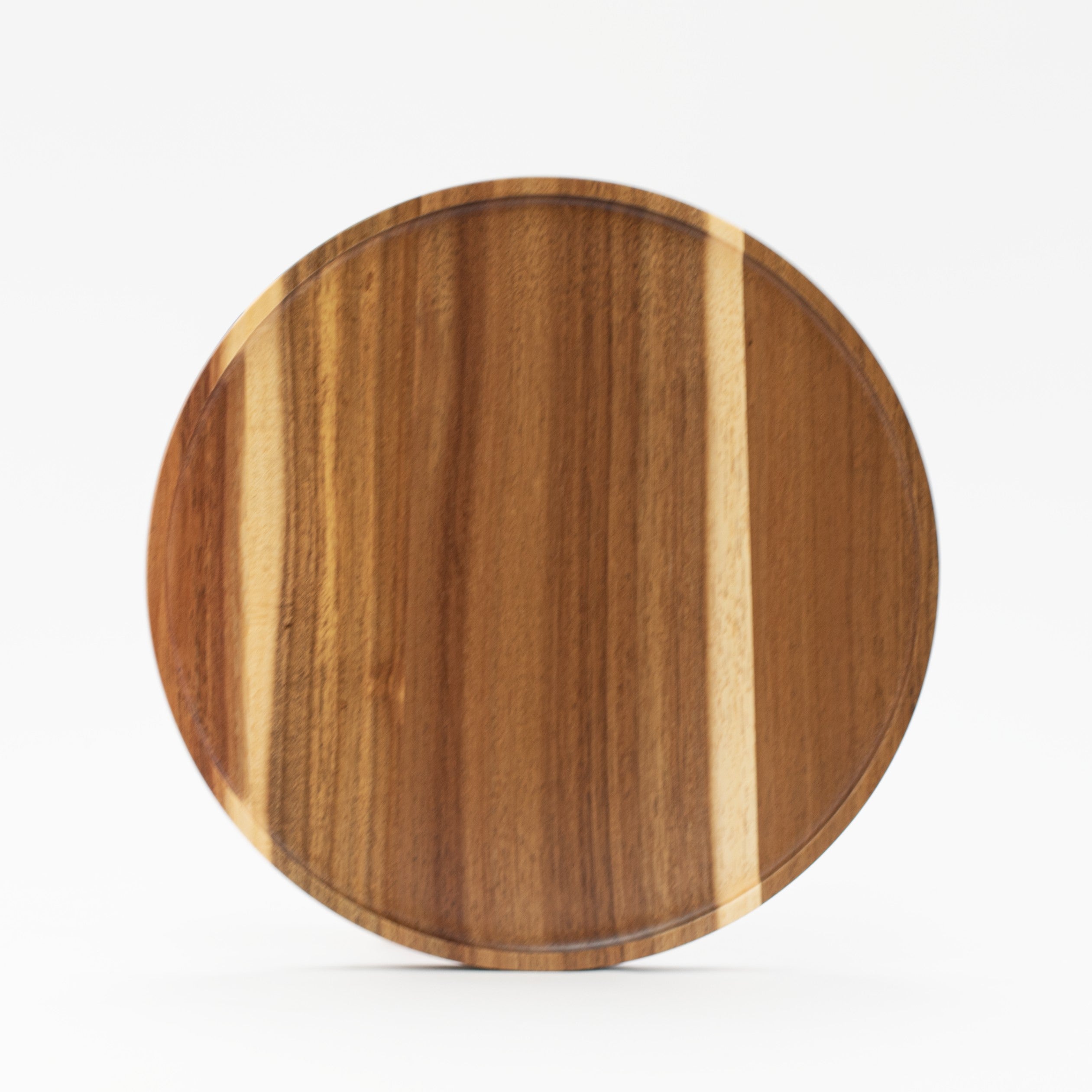 Round Acacia Tray 31.5 CM Diameter - Little Crafts London