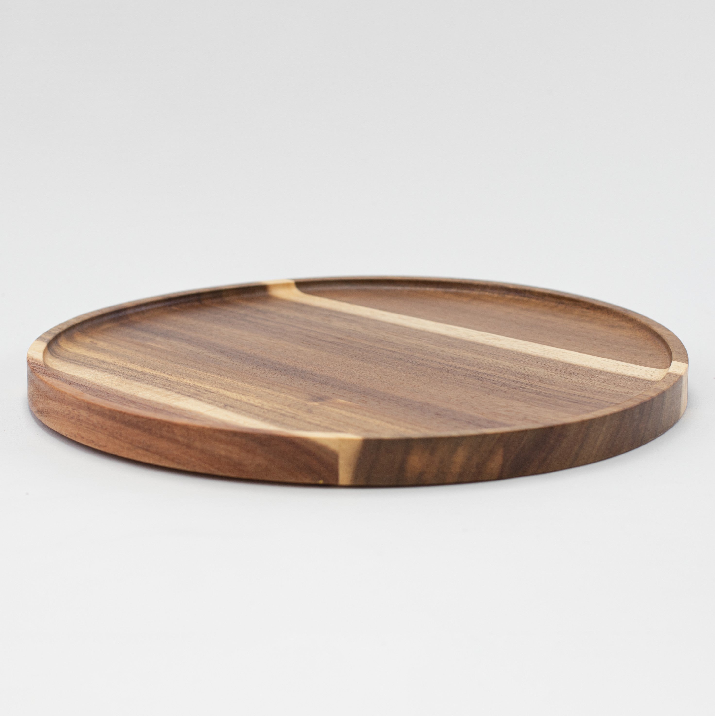 Round Acacia Tray 31.5 CM Diameter - Little Crafts London