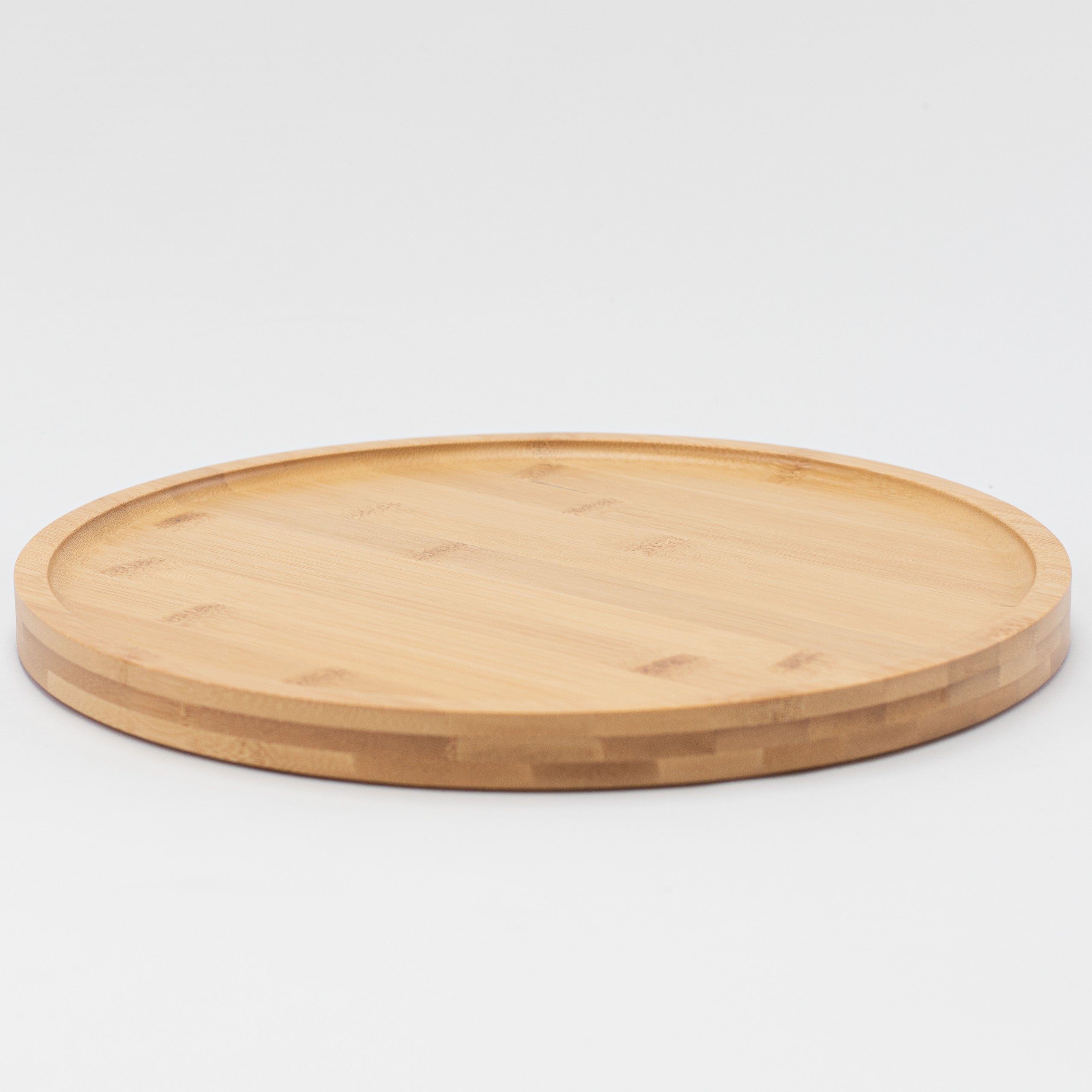 Round Bamboo Tray 30 CM Diameter - Little Crafts London