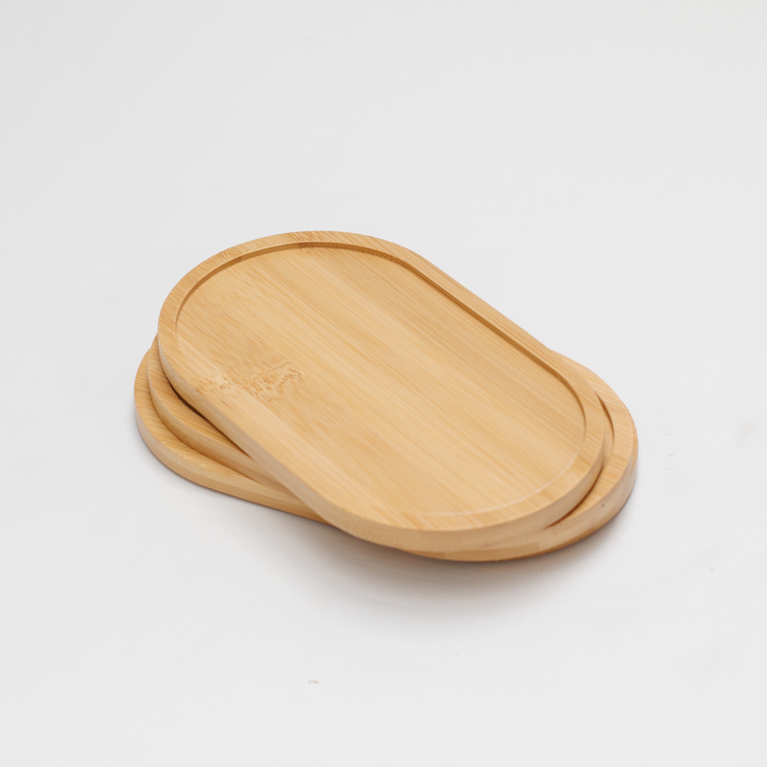 Set of 2 Amber Glass Bottles (Black Plastic Pump) & Bamboo Tray - Little Crafts London