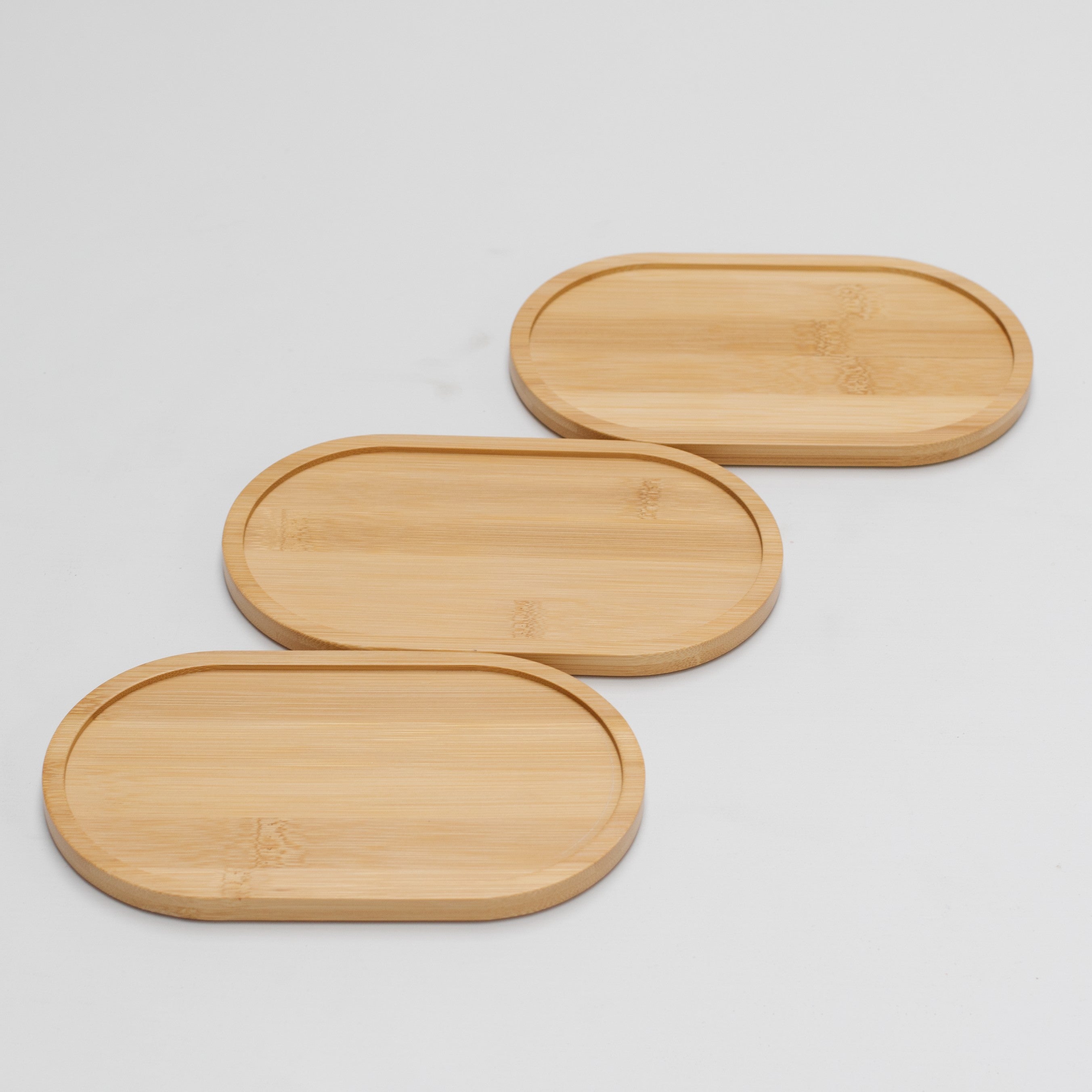Bamboo Oval Tray - Little Crafts London