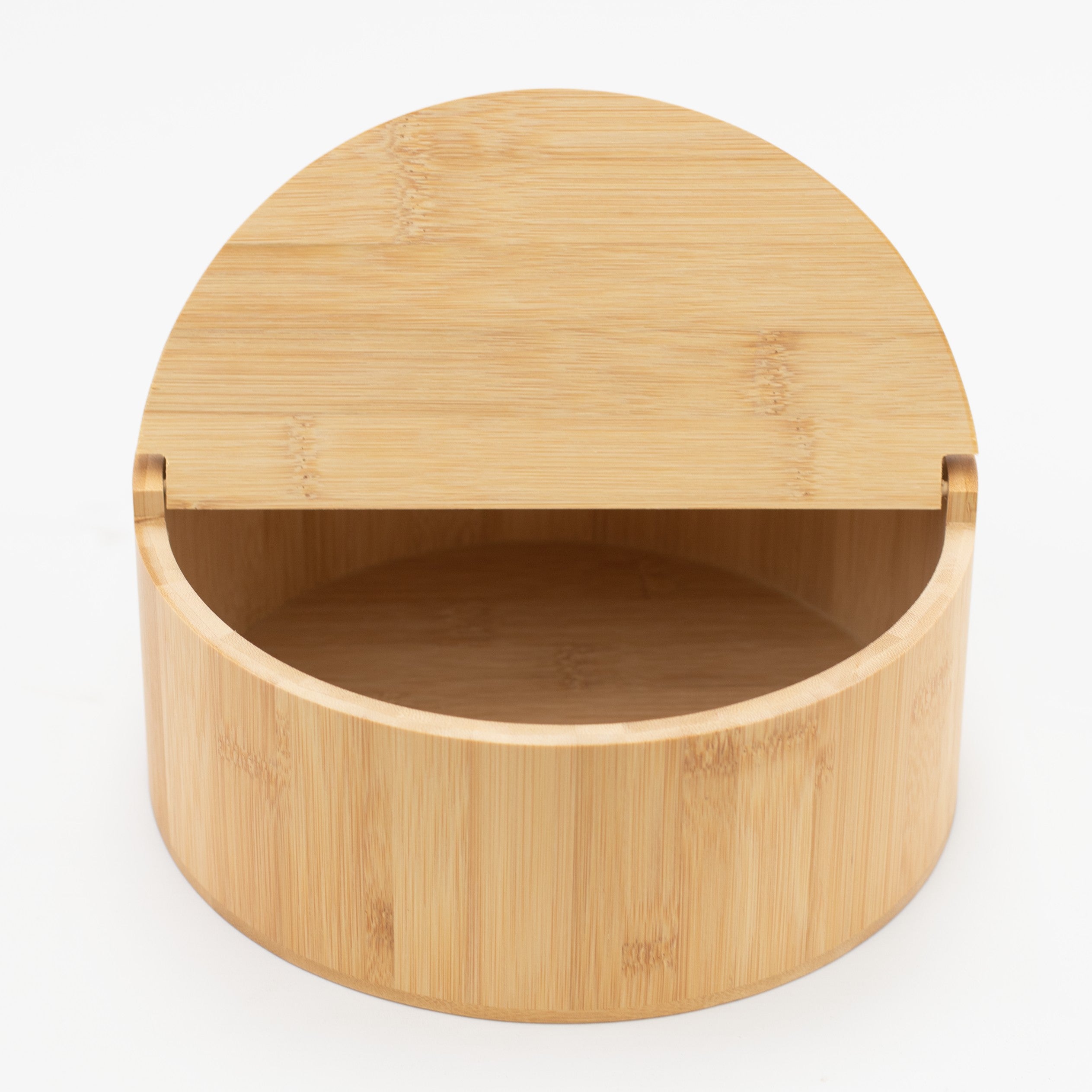 Large Bamboo Round Storage Container - Little Crafts London