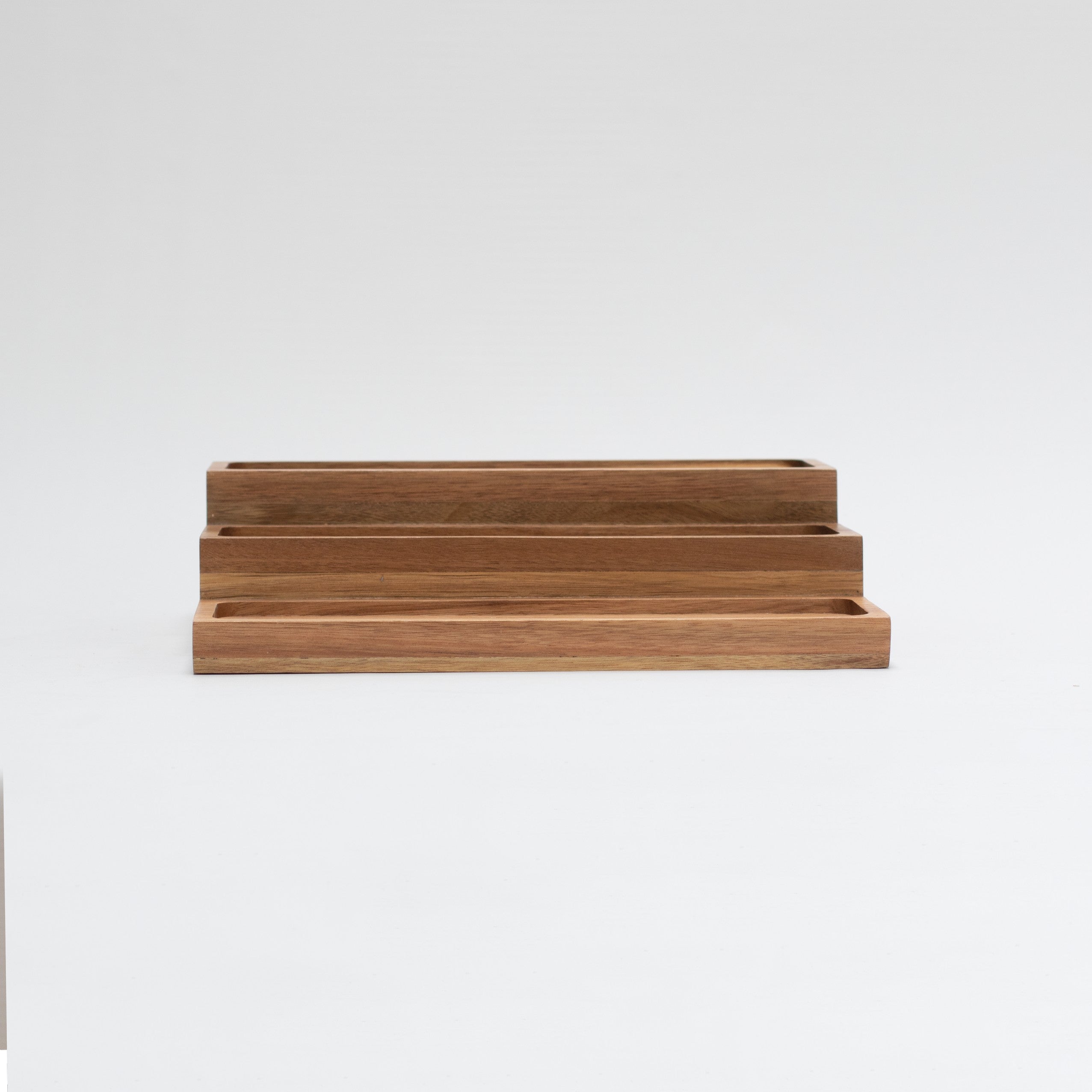 Imperfect Acacia Spice Rack Holder - Little Crafts London