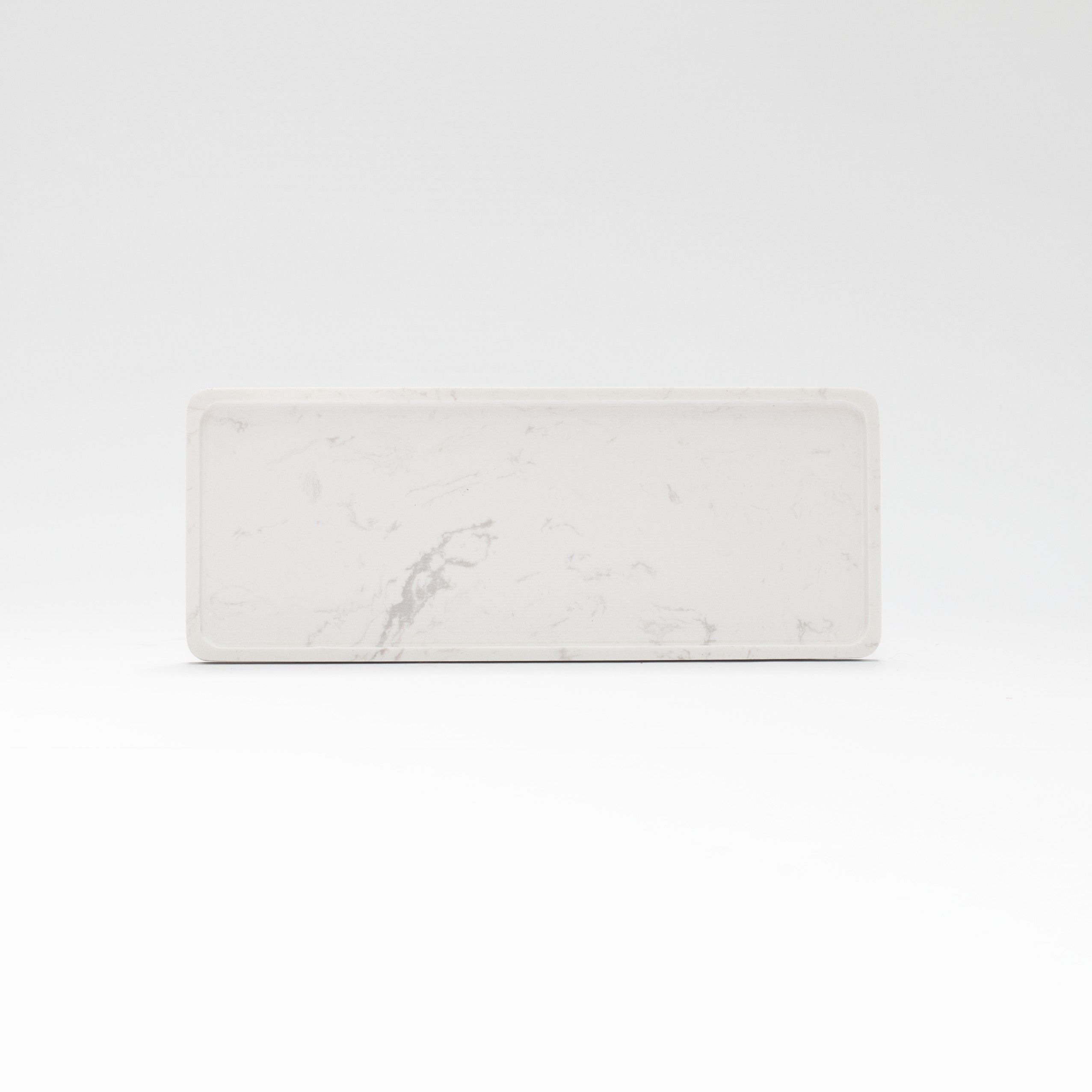 White Marble Rectangle Tray - Little Crafts London