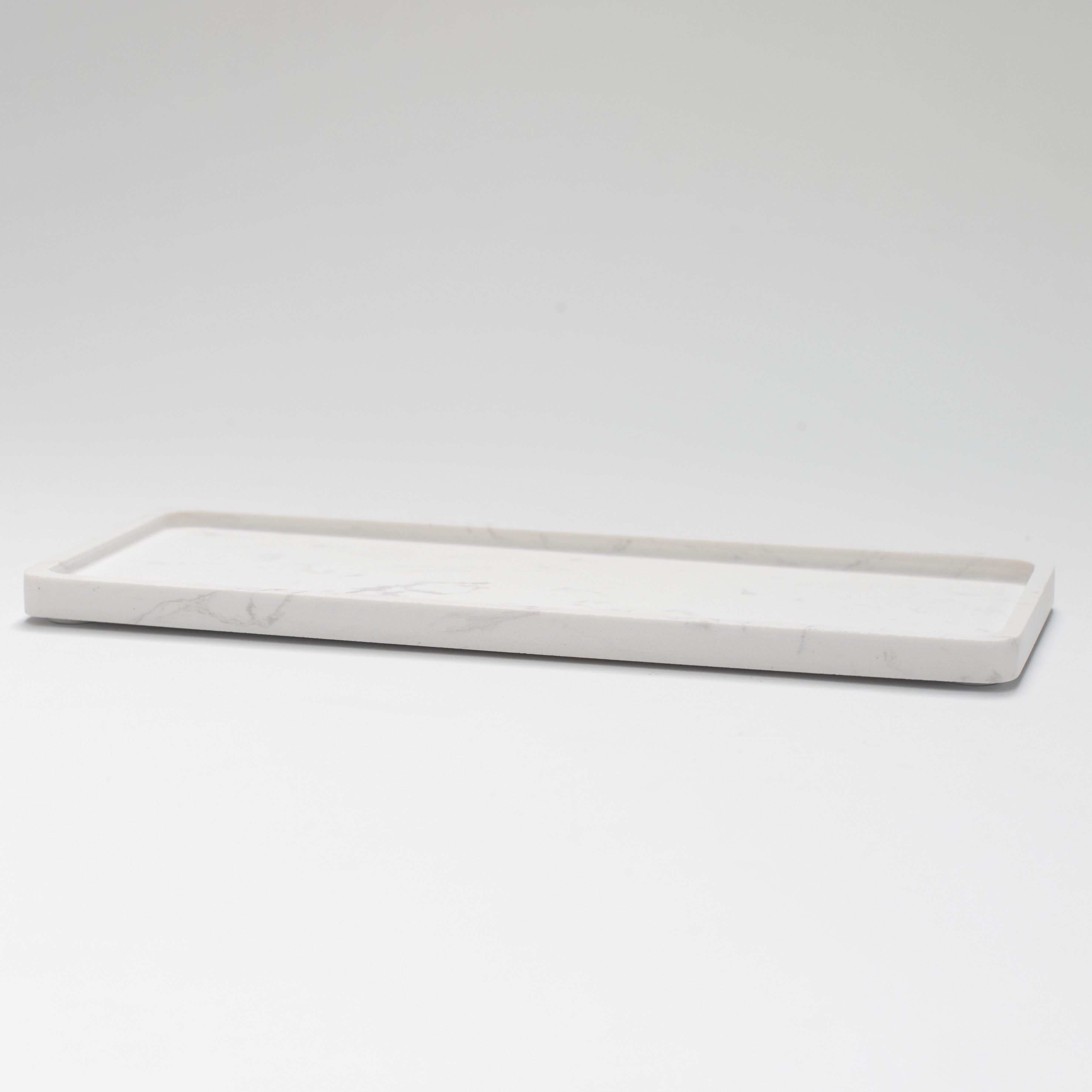 White Marble Rectangle Tray - Little Crafts London