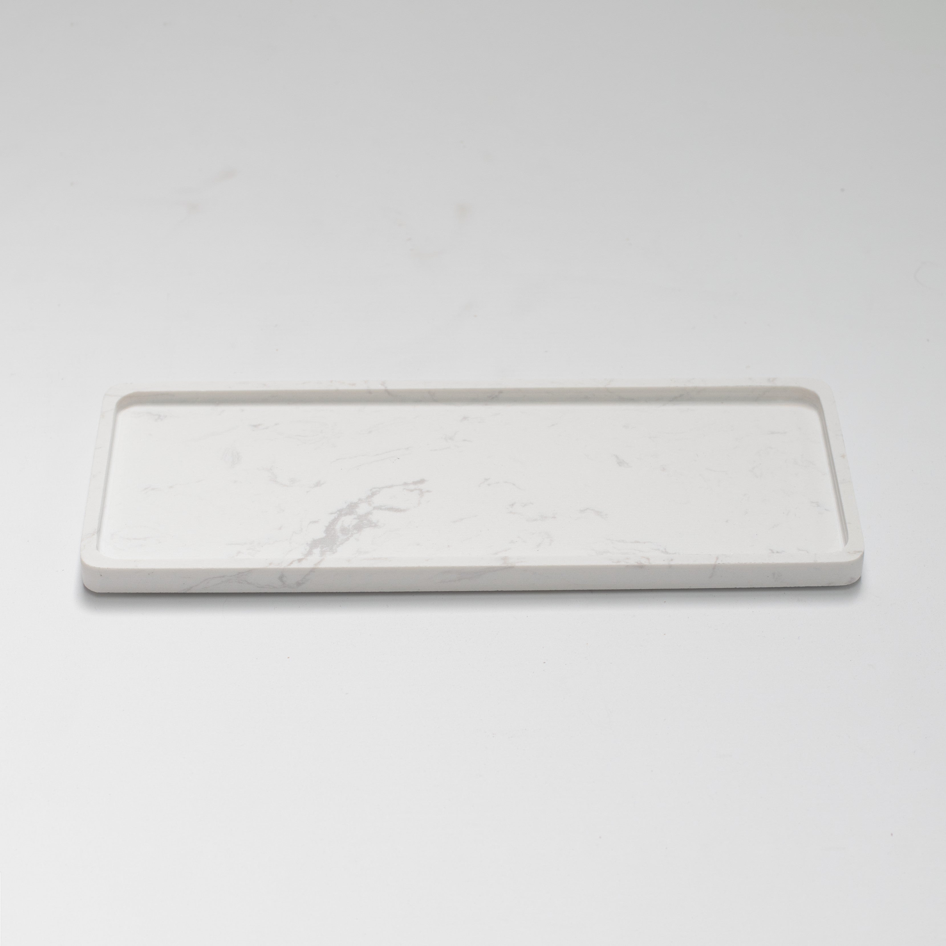 White Marble Rectangle Tray - Little Crafts London
