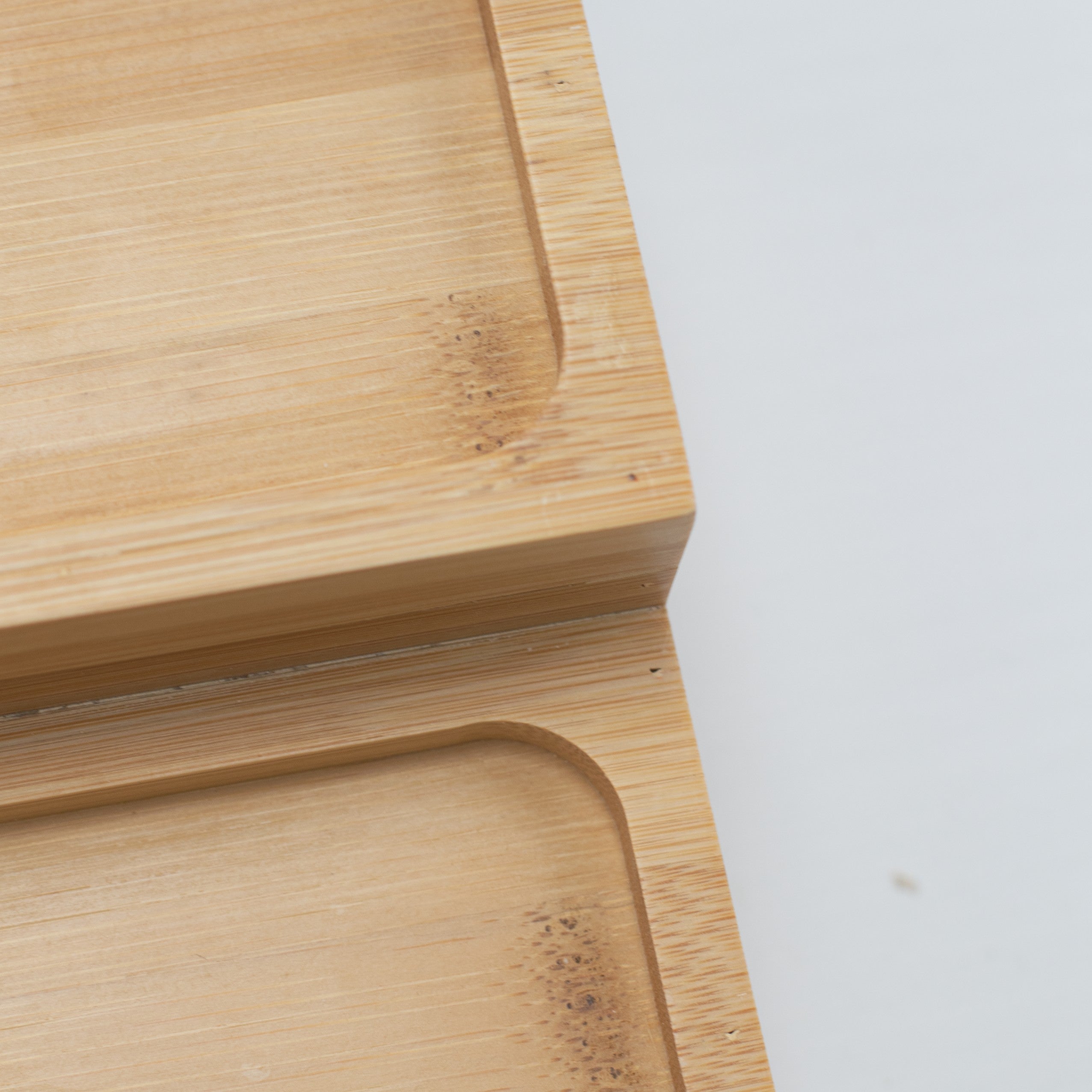 Imperfect Bamboo Spice Rack Holder - Little Crafts London