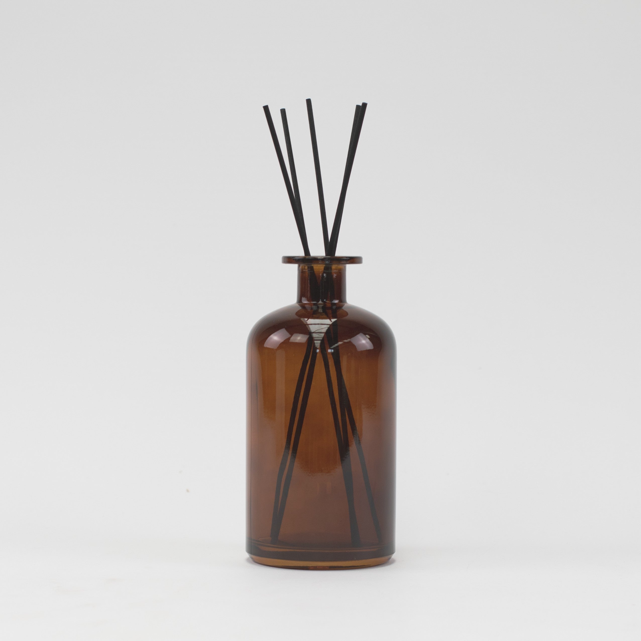 Amber Glass Diffuser Bottle with Reeds - 500 ML - Little Crafts London