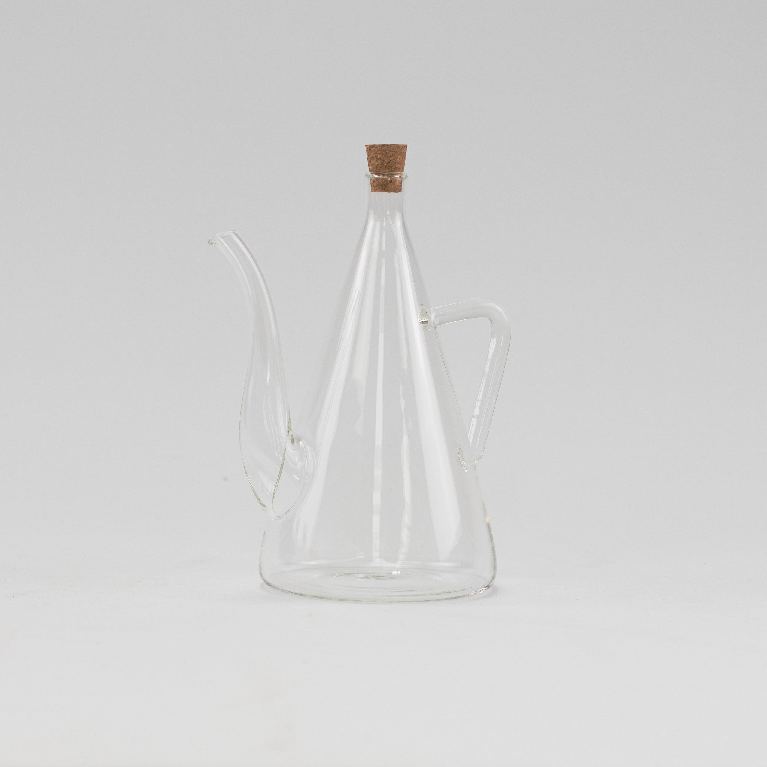 Clear Glass Oil Pourer with Handle 600ml - Little Crafts London