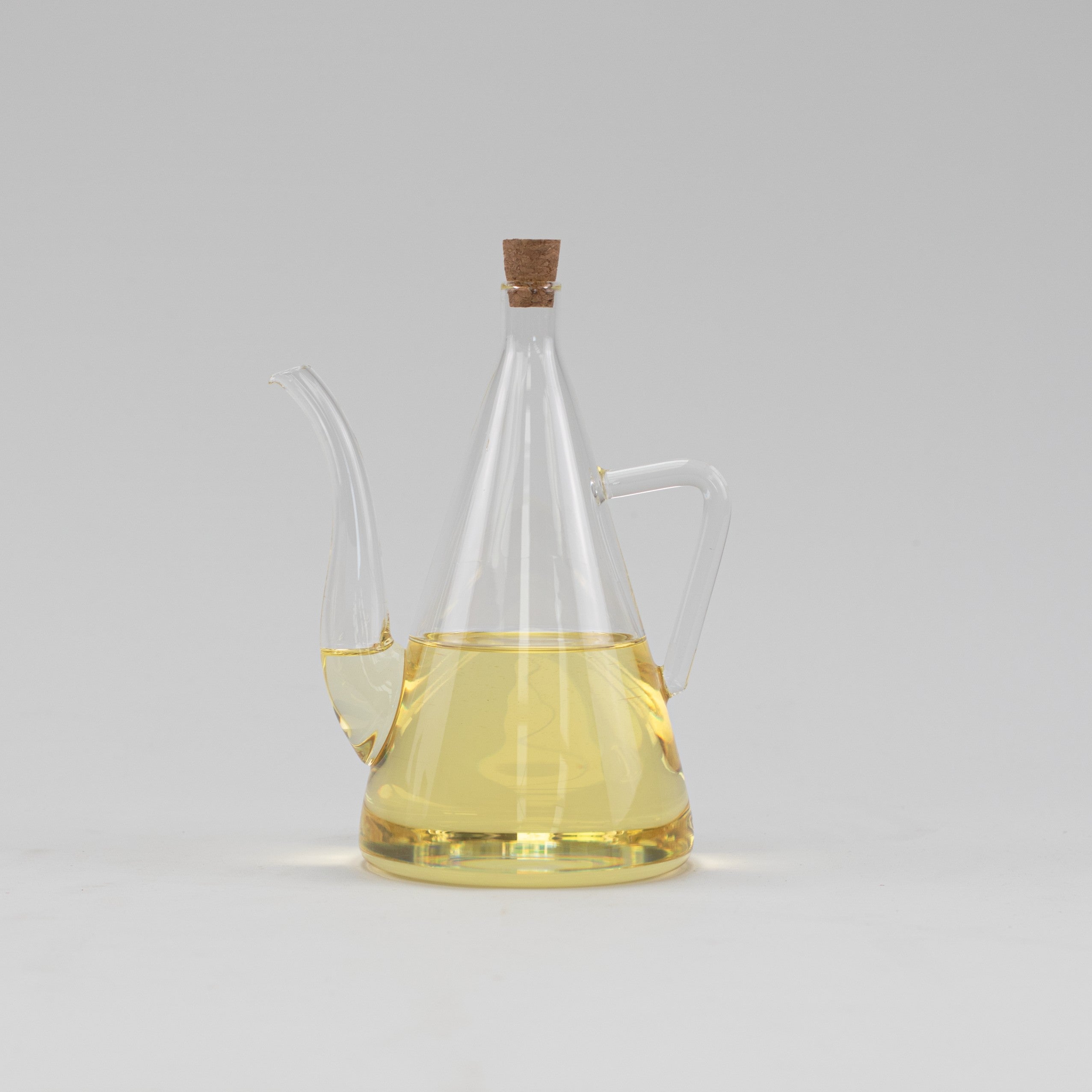 Clear Glass Oil Pourer with Handle 600ml - Little Crafts London