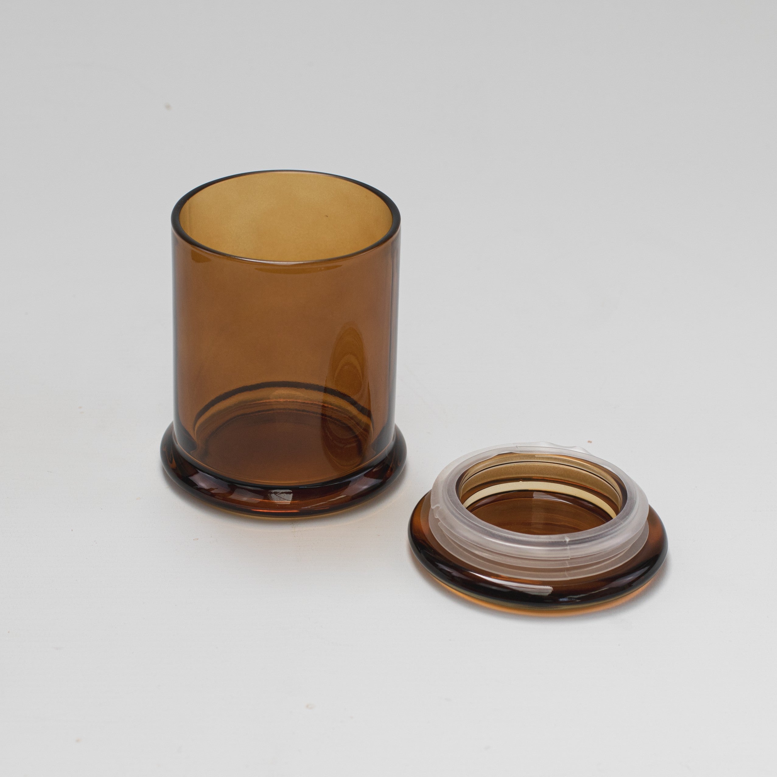 Amber Glass Storage Jar 330 ML - Little Crafts London