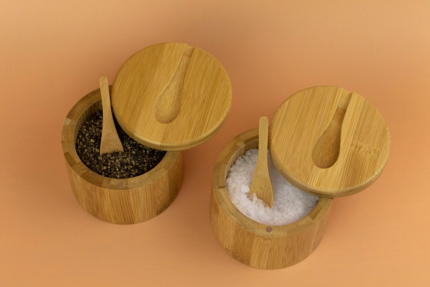 Bamboo Pot with Spoon - Little Crafts London