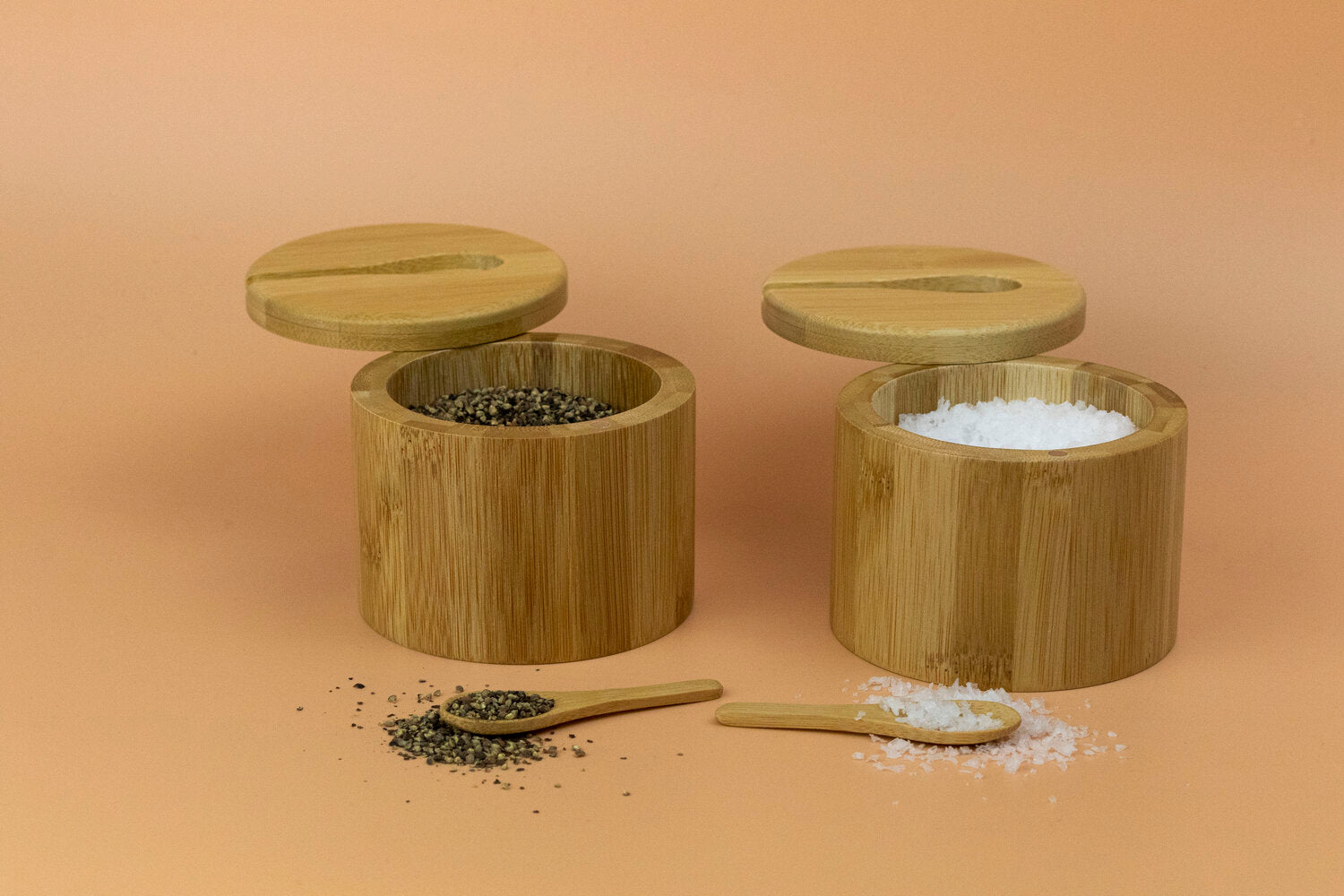 Bamboo Pot with Spoon - Little Crafts London