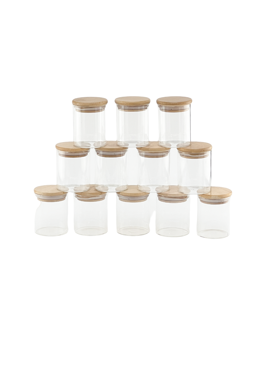 Spice Jar with Bamboo Lid 200ml Small - Little Crafts London