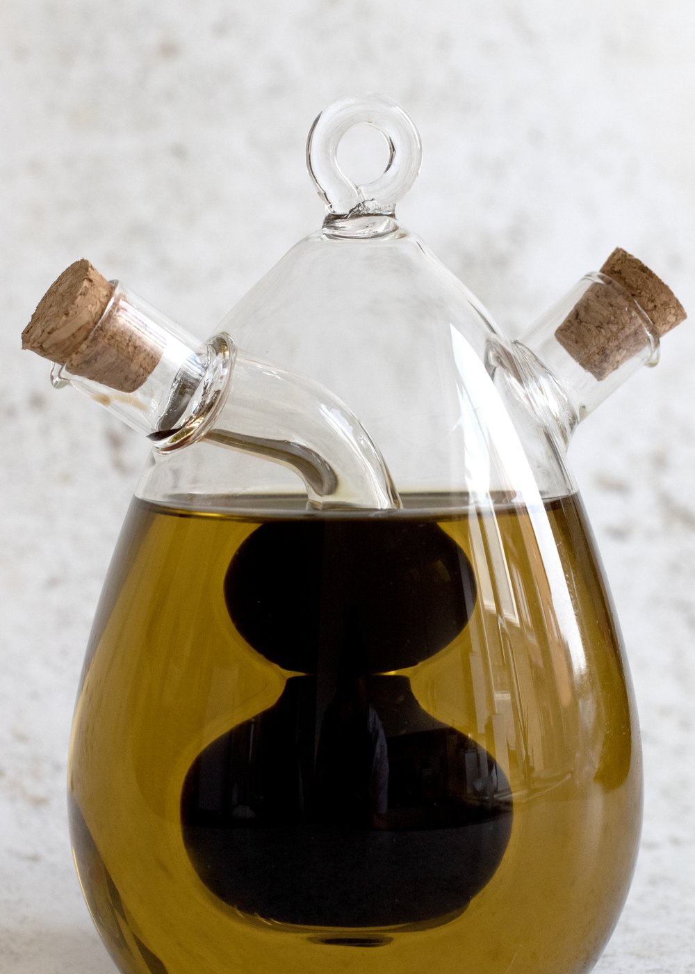 2-in-1 Glass Oil & Vinegar Dispenser - Little Crafts London