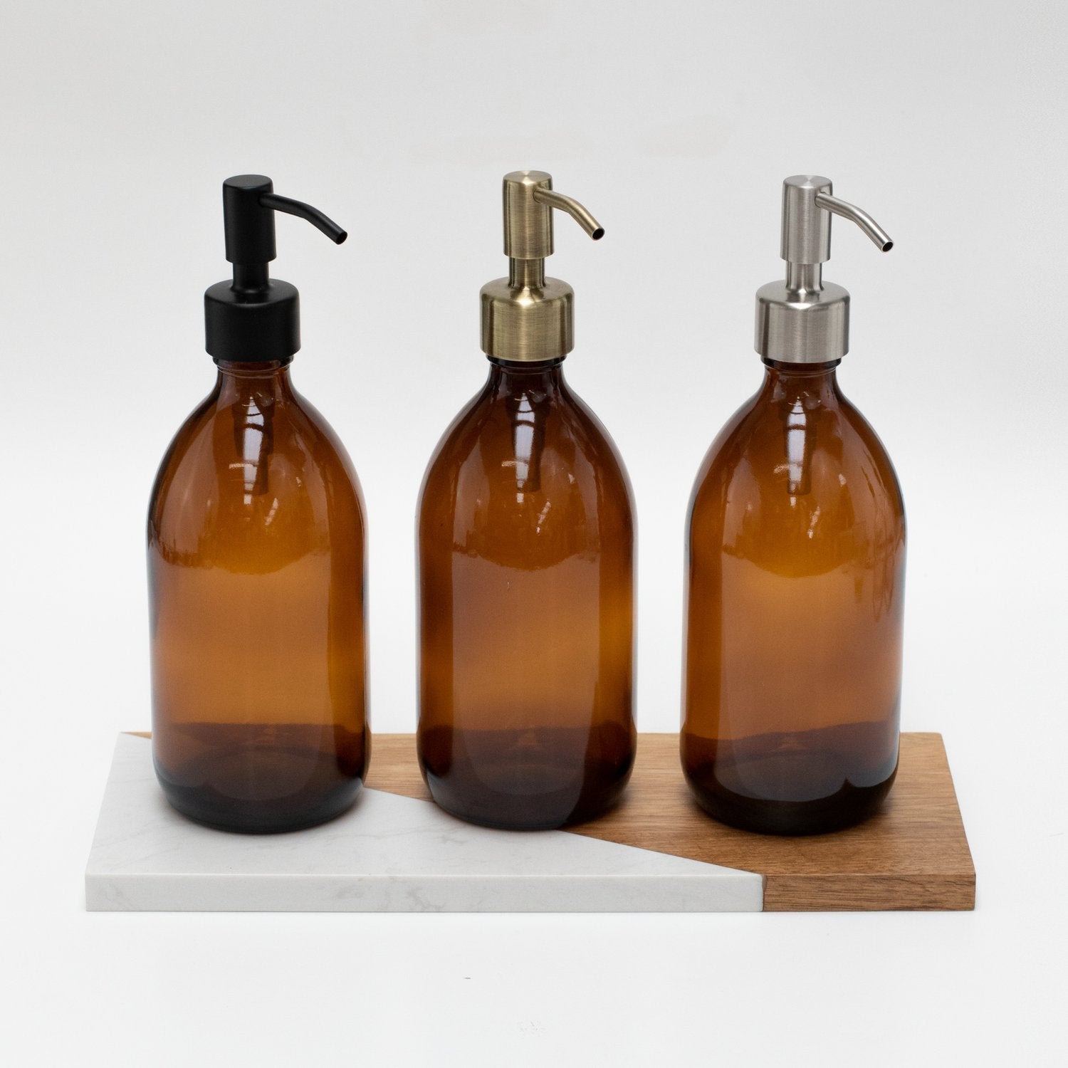 Acacia / Marble Rectangle Tray - Little Crafts London