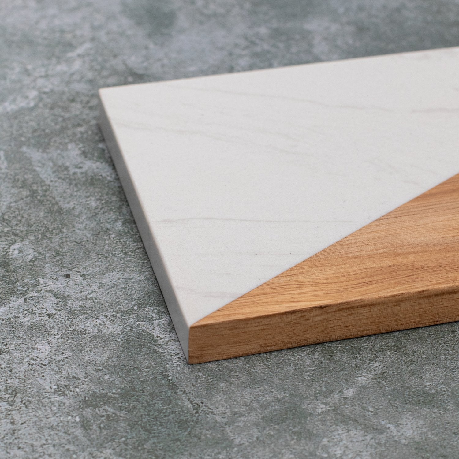 Acacia / Marble Rectangle Tray - Little Crafts London