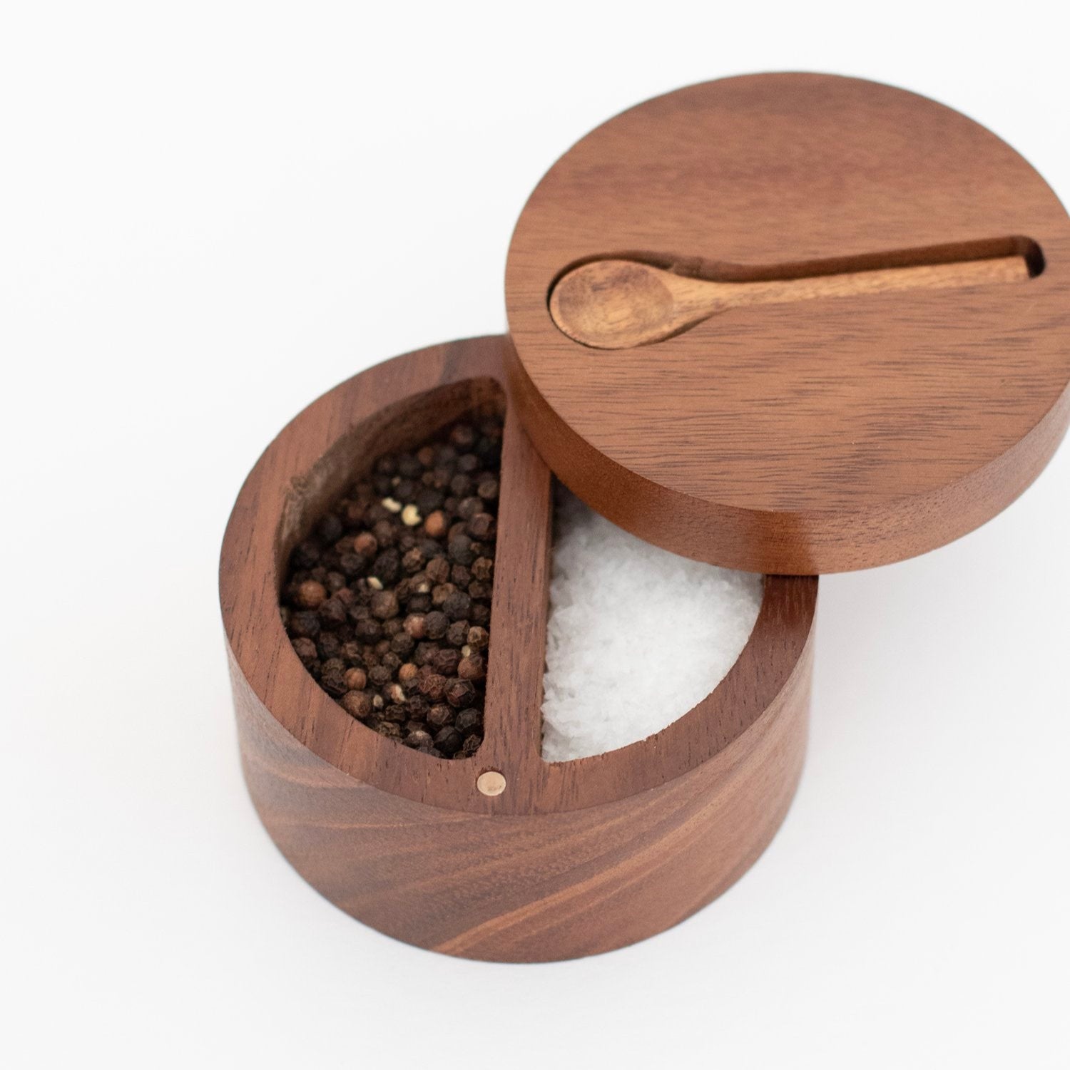 Acacia Pot Double Compartment - Little Crafts London