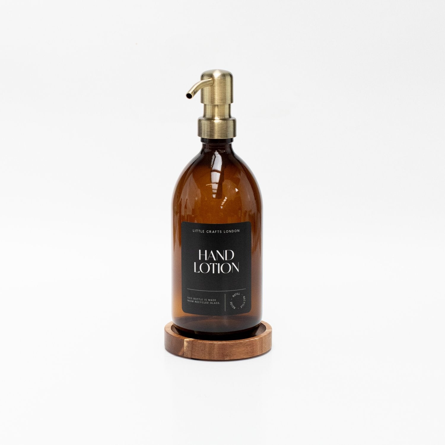 Acacia Wood Single Bottle Holder - Little Crafts London