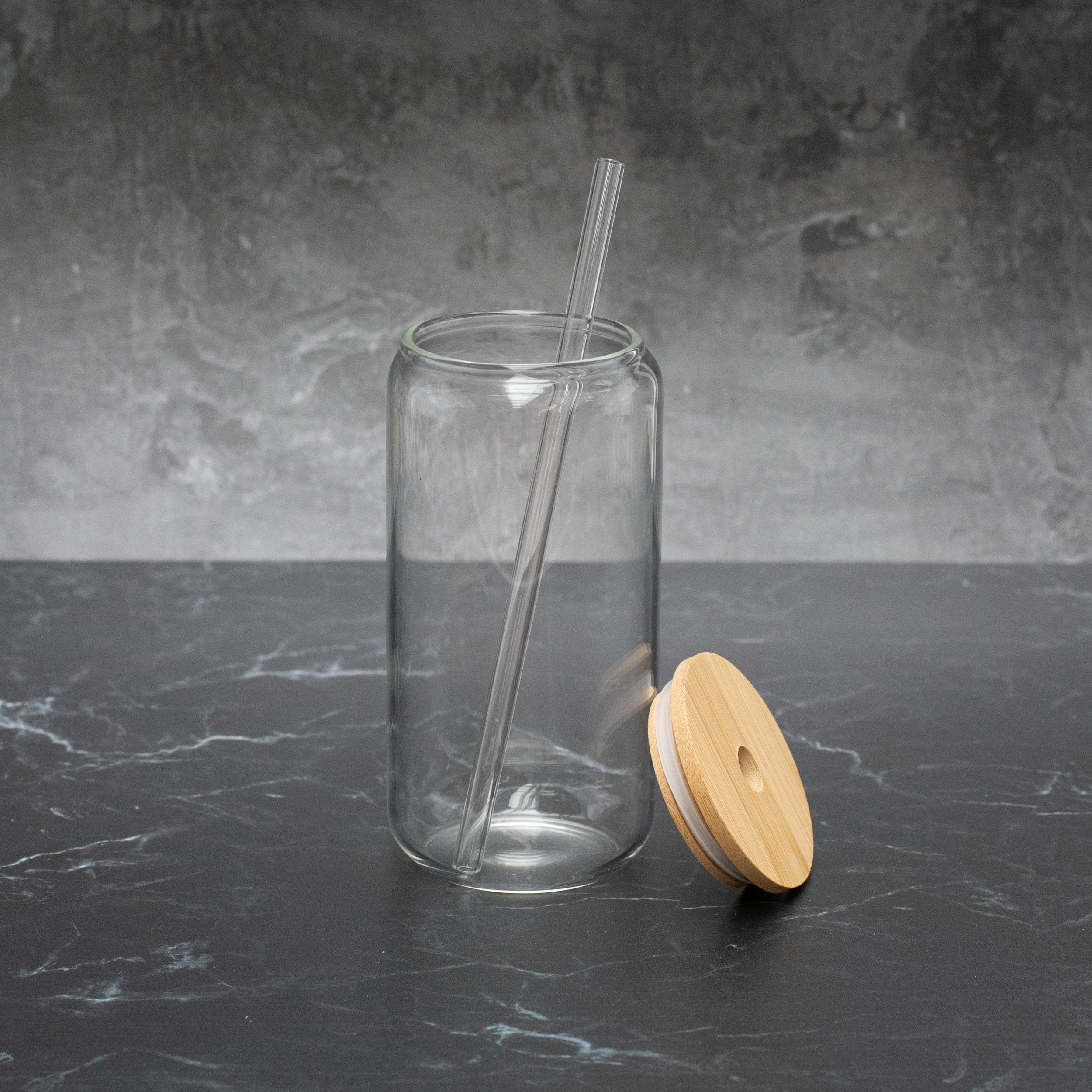 Bamboo Glass Drinking Cup 480 ML - Little Crafts London