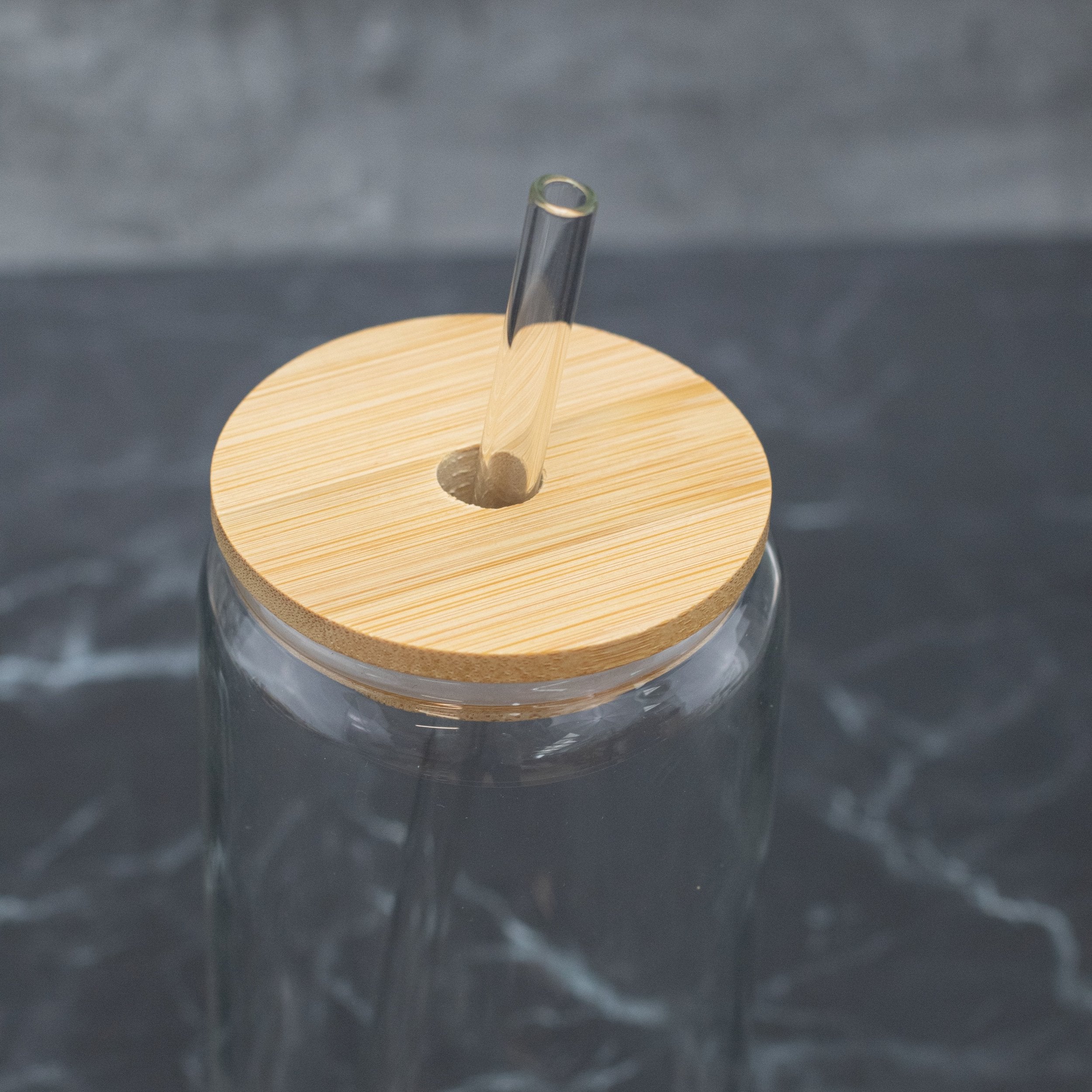 Bamboo Glass Drinking Cup 480 ML - Little Crafts London