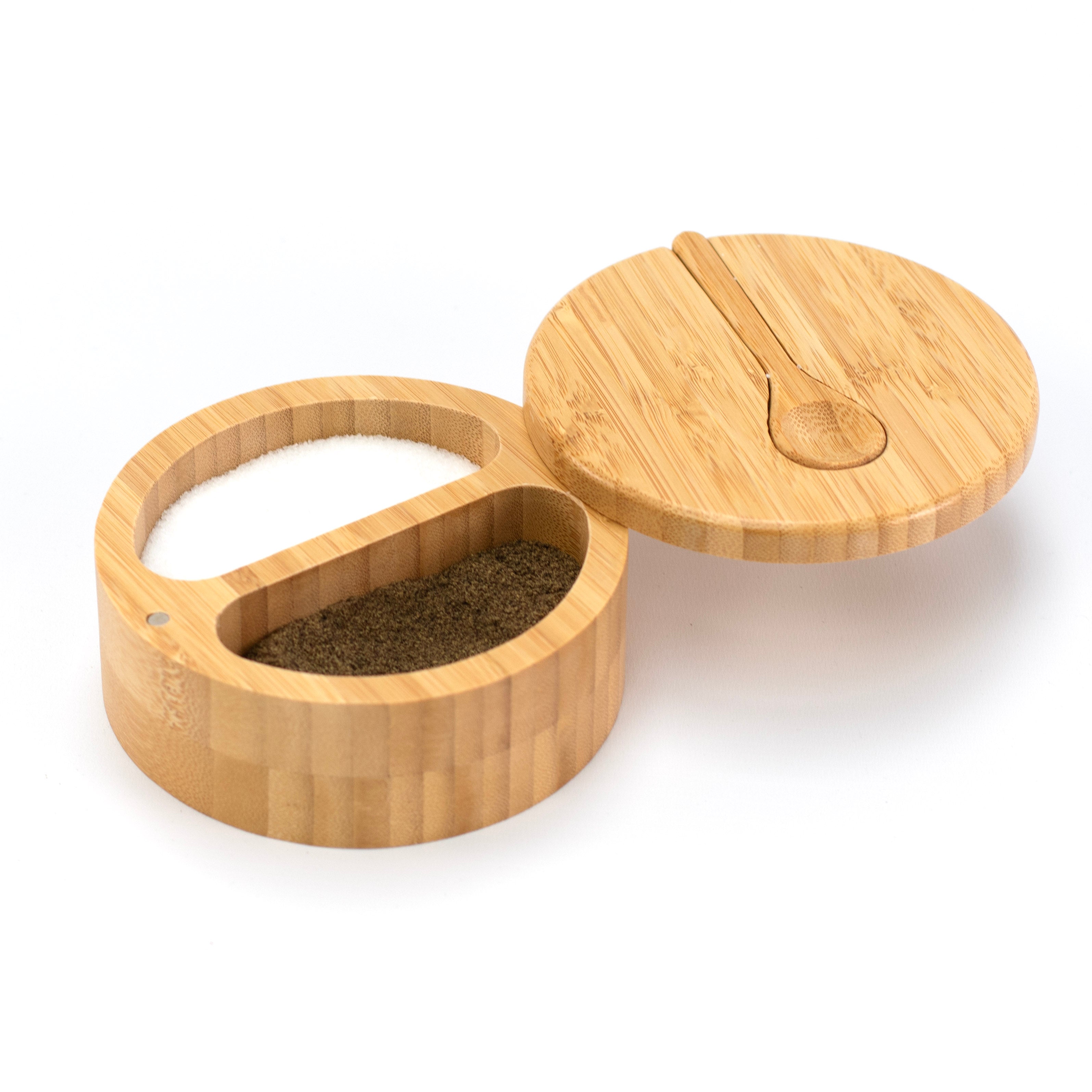 Bamboo Pot Double Compartment - Little Crafts London