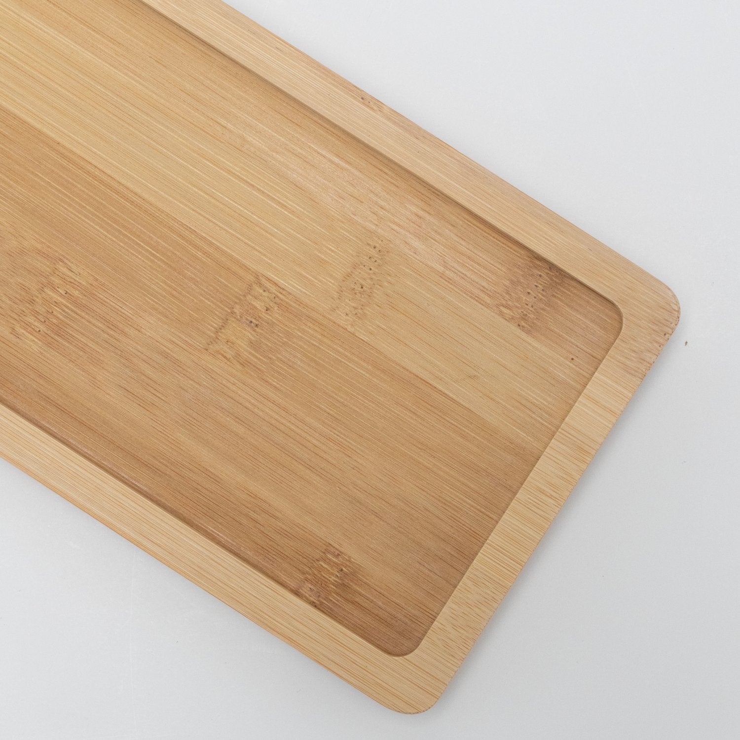 Bamboo Rectangle Long Tray - Little Crafts London