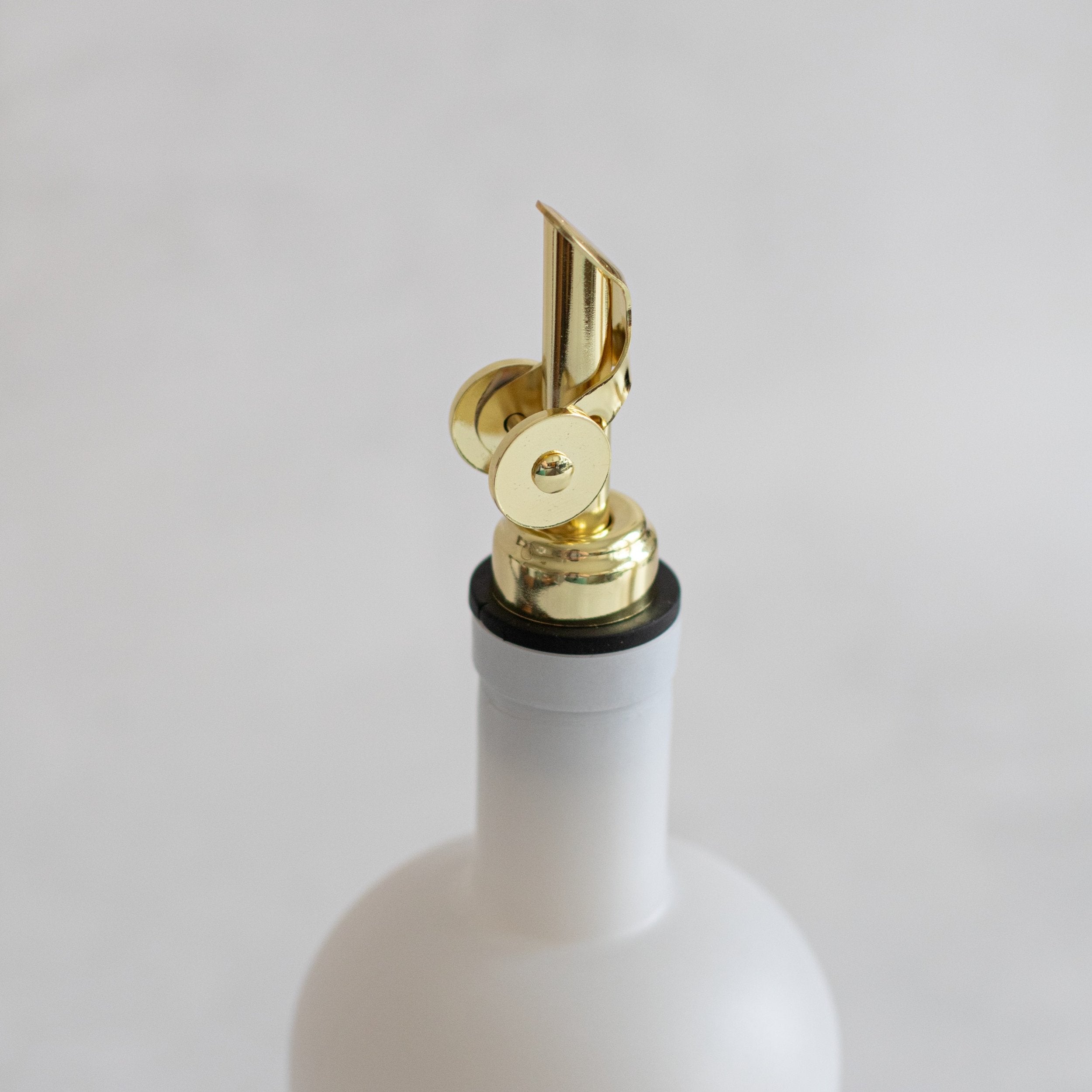 Set of 3 Round Glass Oil Bottle 500 ML & Rectangle Tray - Little Crafts London