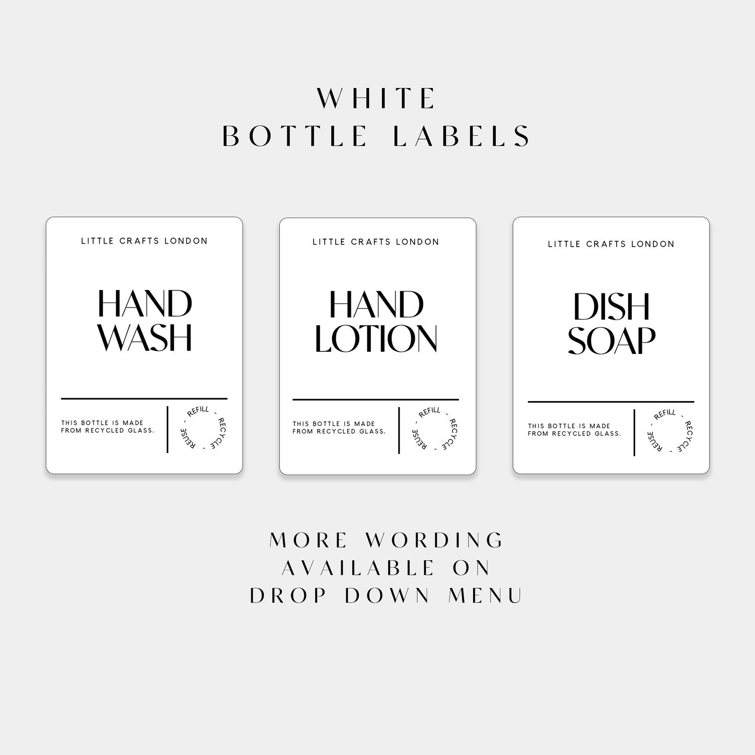 Individual Labels - Little Crafts London