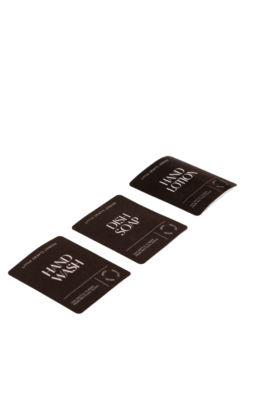 Individual Labels Black - Little Crafts London