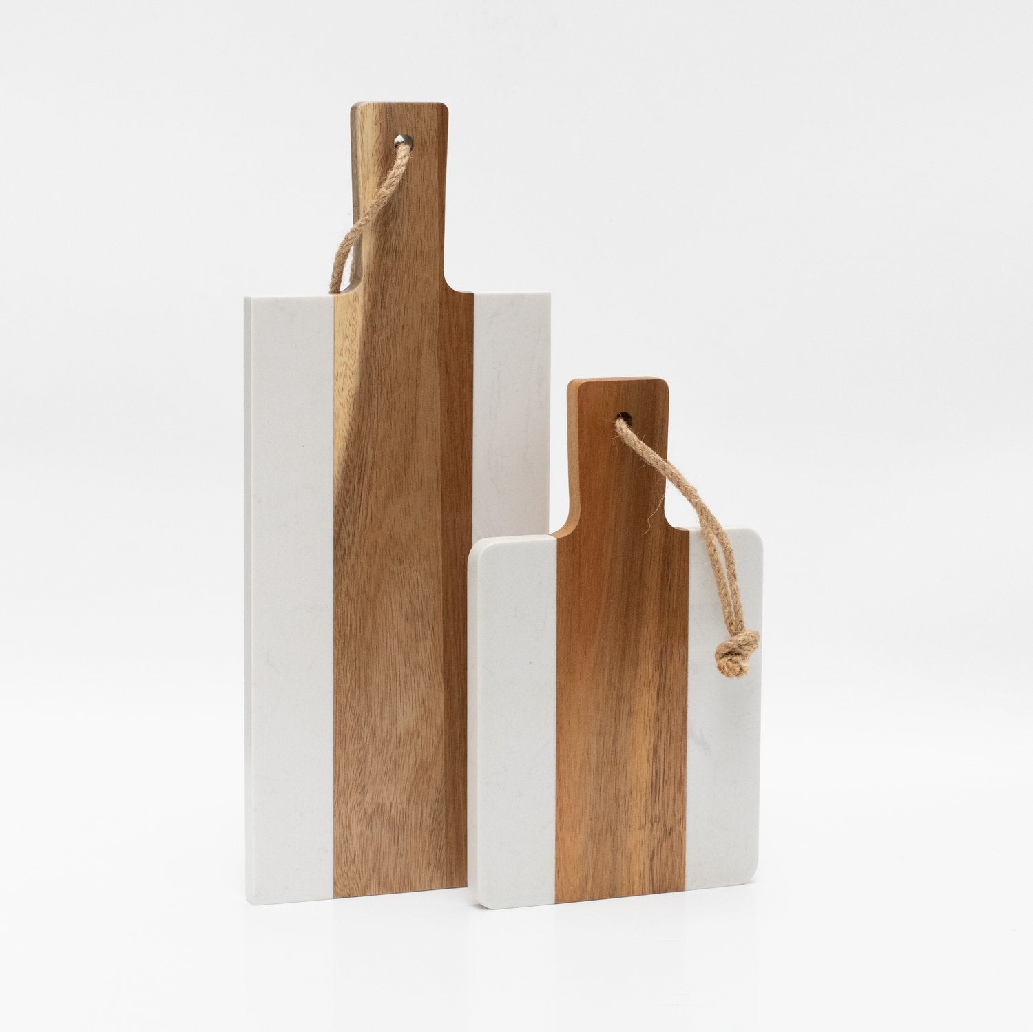 Small & Large Acacia / Marble Wood Chopping Boards - Little Crafts London