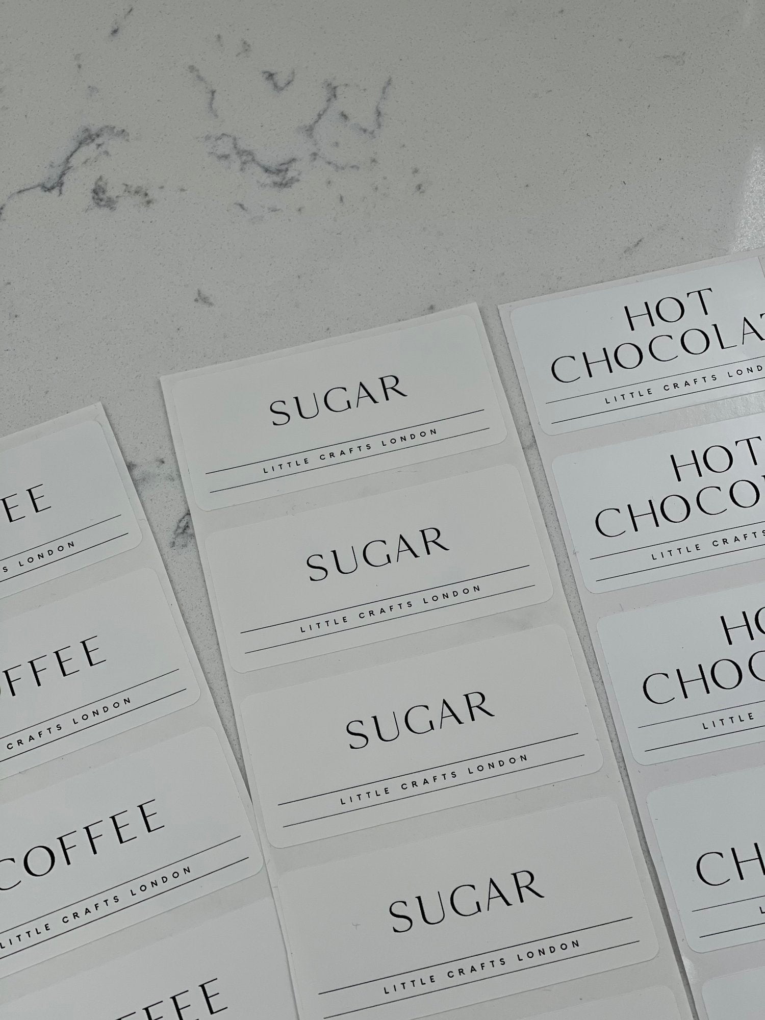 Slim Drink Canister Labels - Little Crafts London