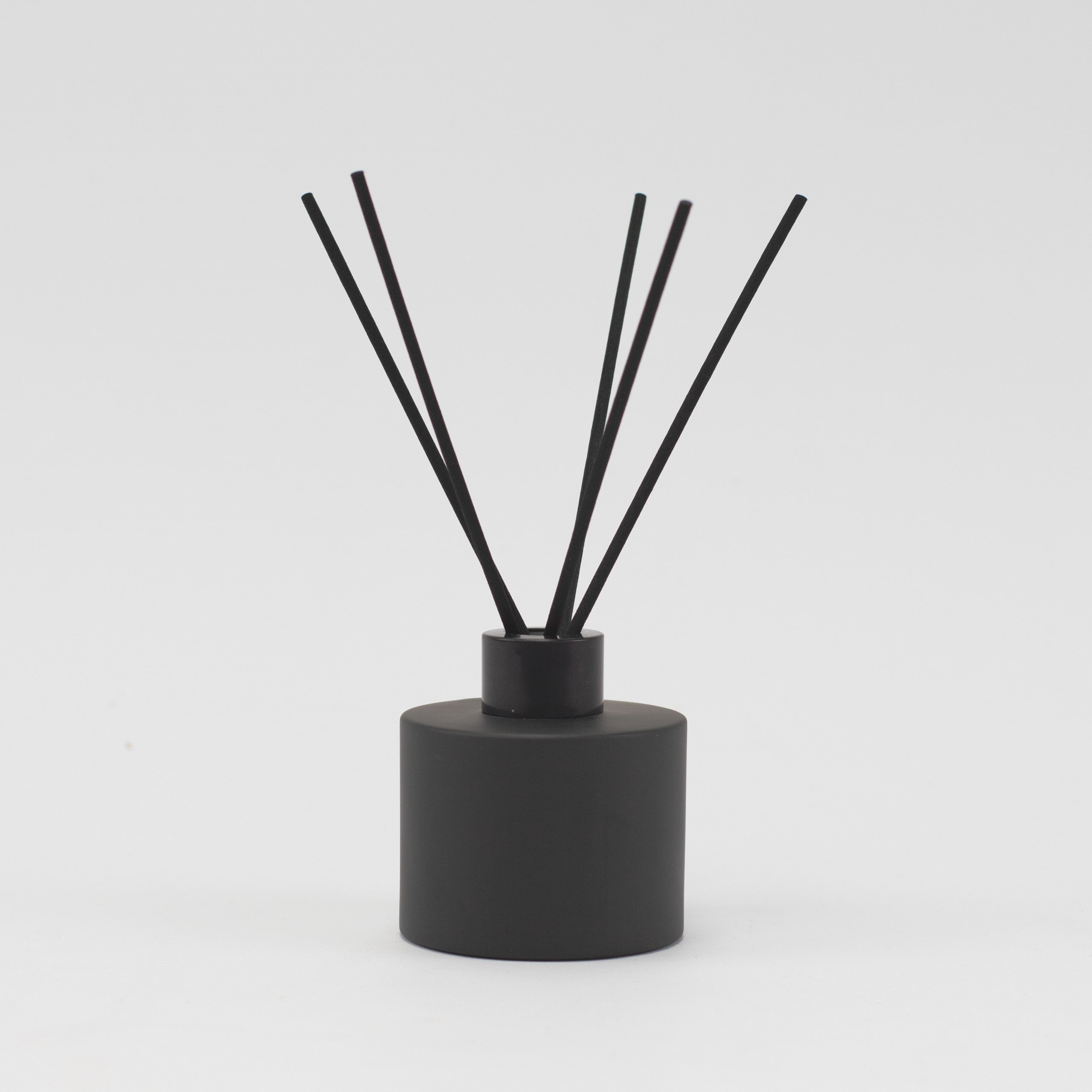 Matt Black Glass Reed Diffuser Bottle – 120ml - Little Crafts London
