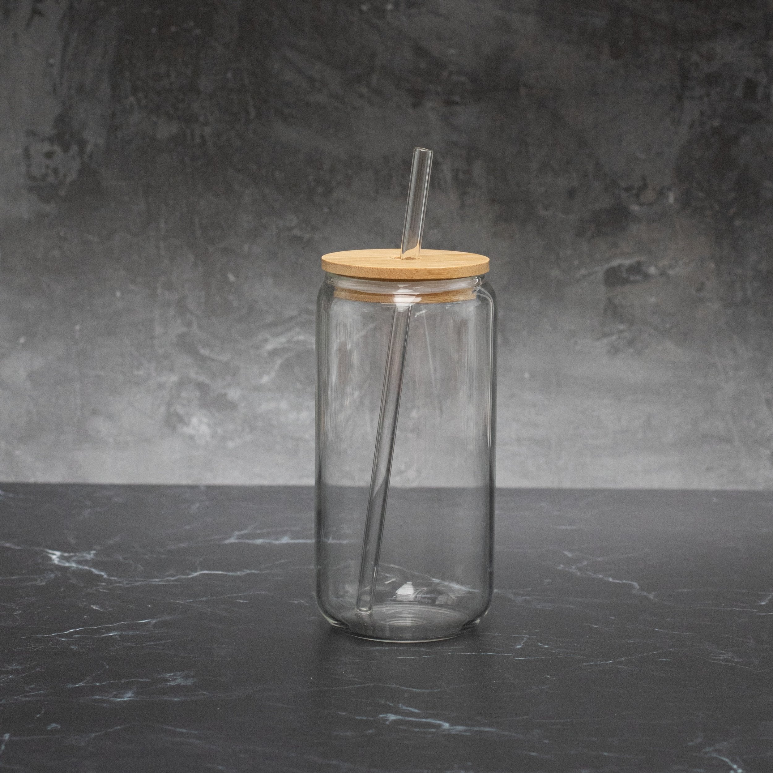 Bamboo Glass Drinking Cup 480 ML