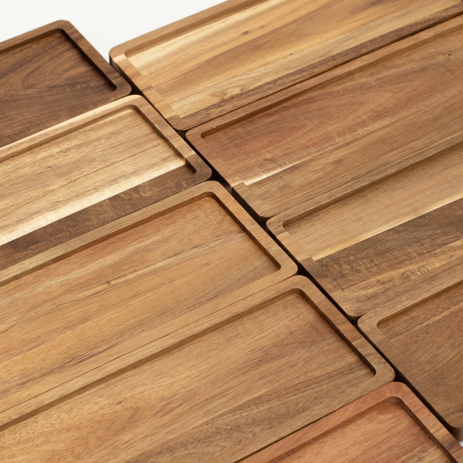 Acacia Wood Rectangle Tray
