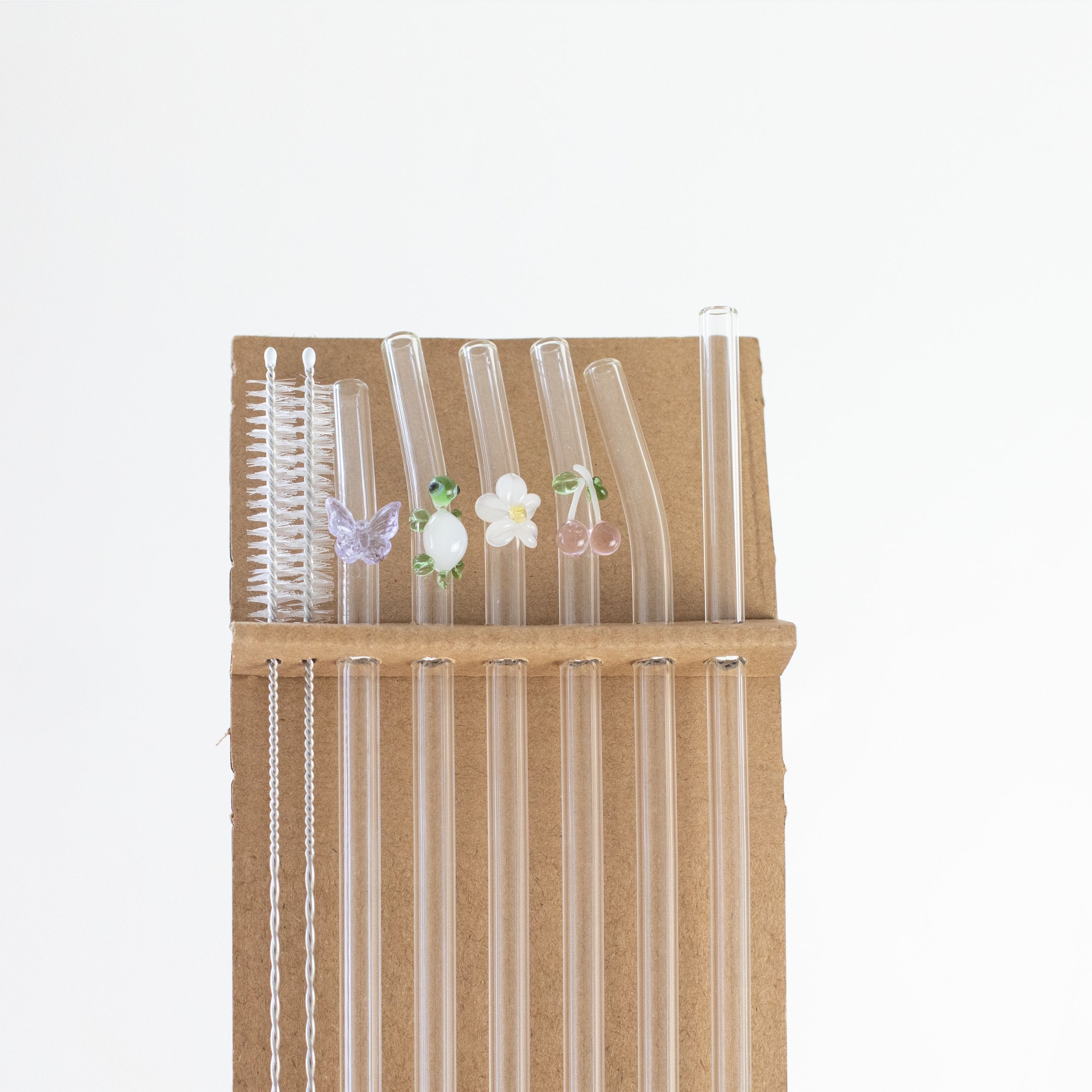 Custom Glass Straw Set (6 Straws)