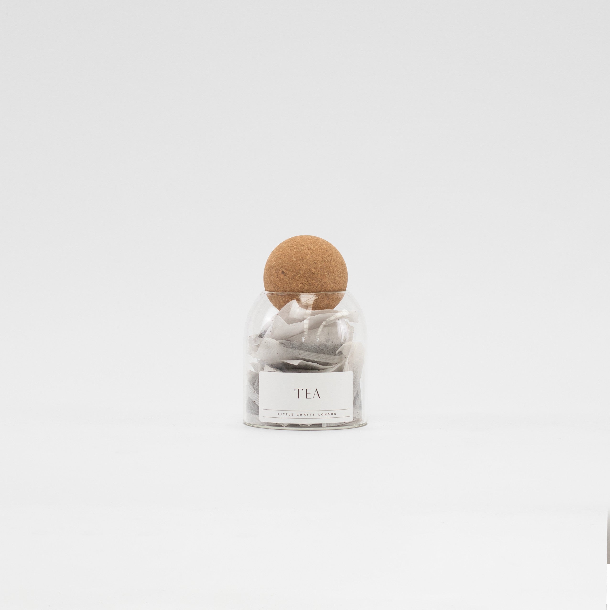 Cork Ball Jar with Label 500ml