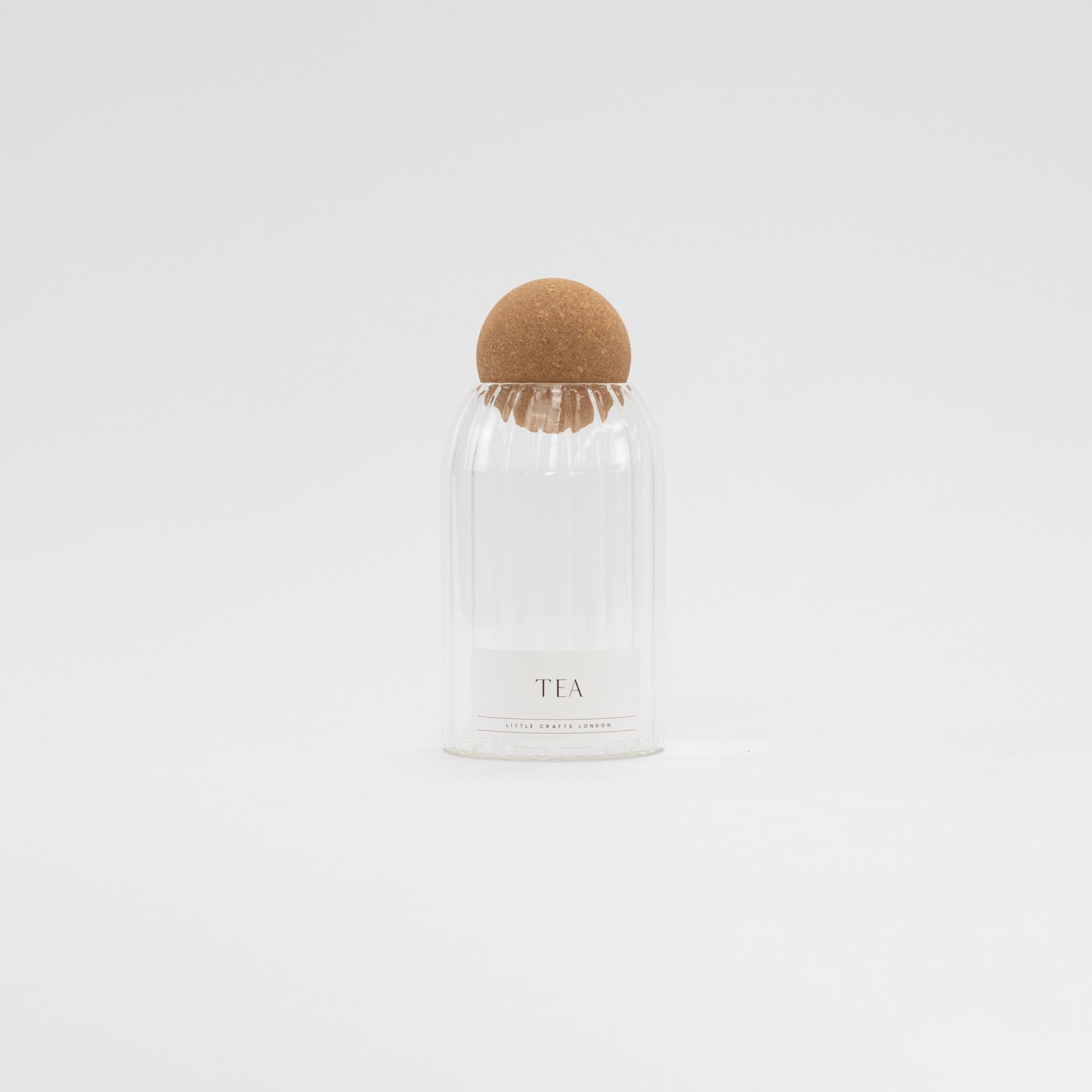 Cork Ball Jar with Label 800ml