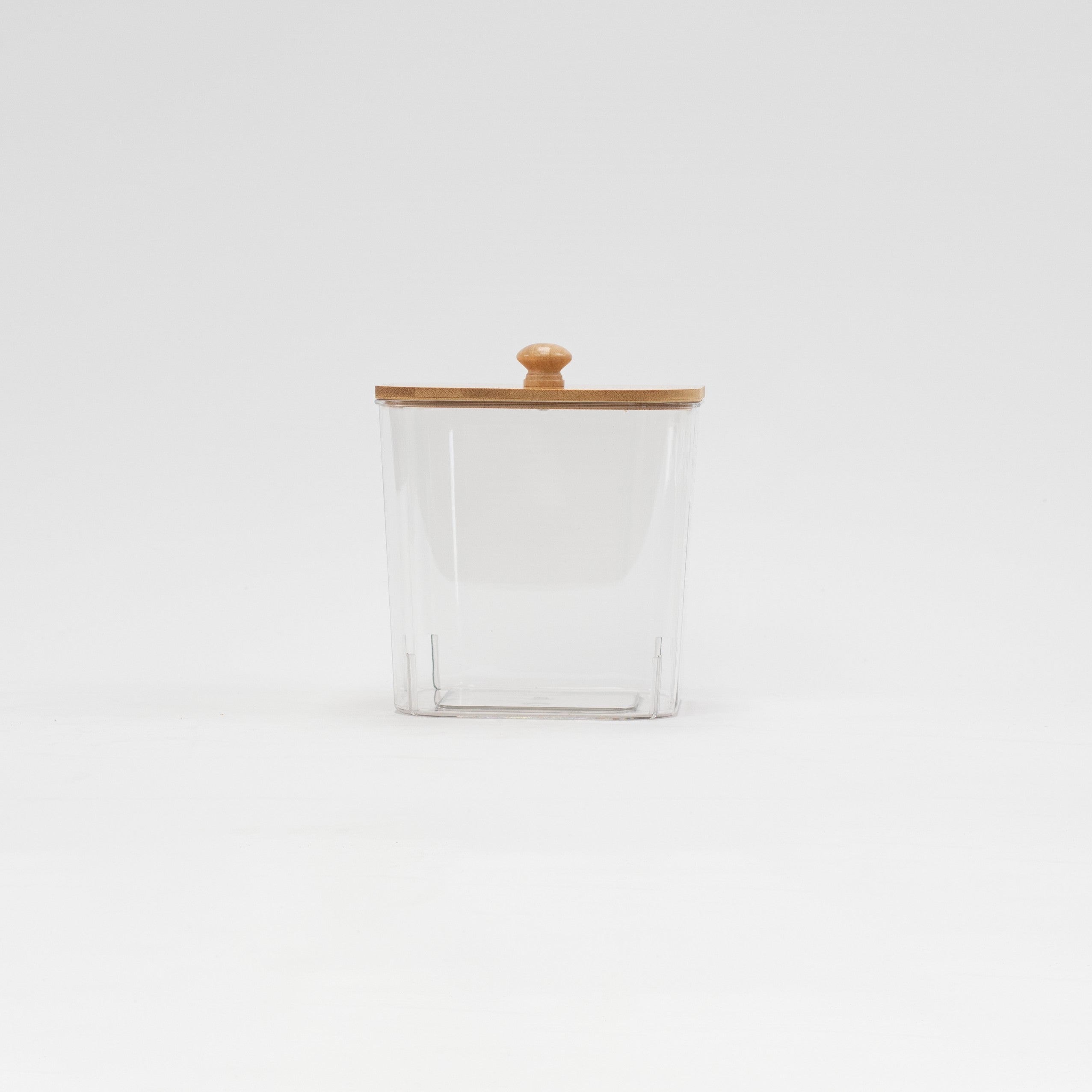 Set of 3 Plastic Laundry Set with Bamboo Lid