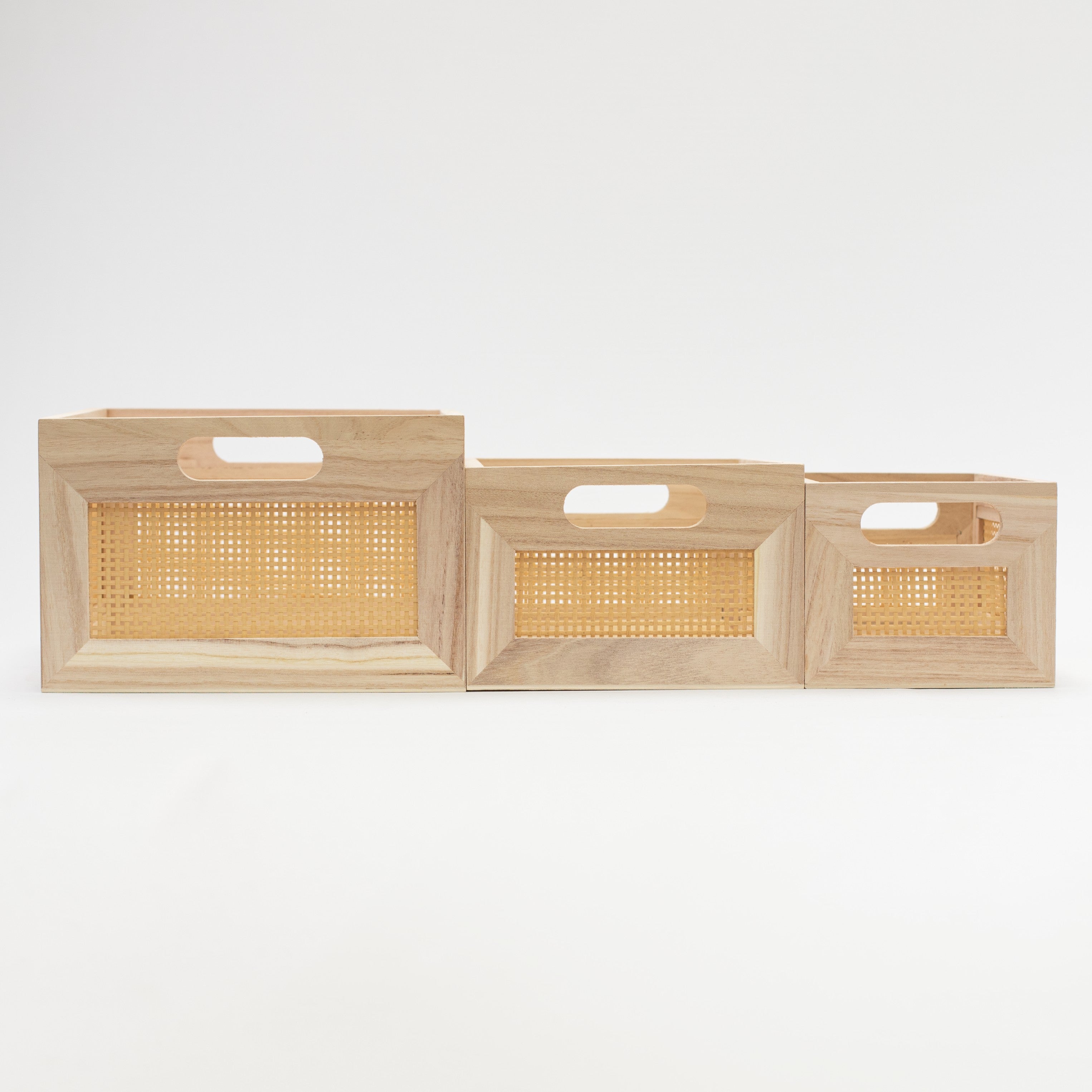 Light Bamboo Woven Basket