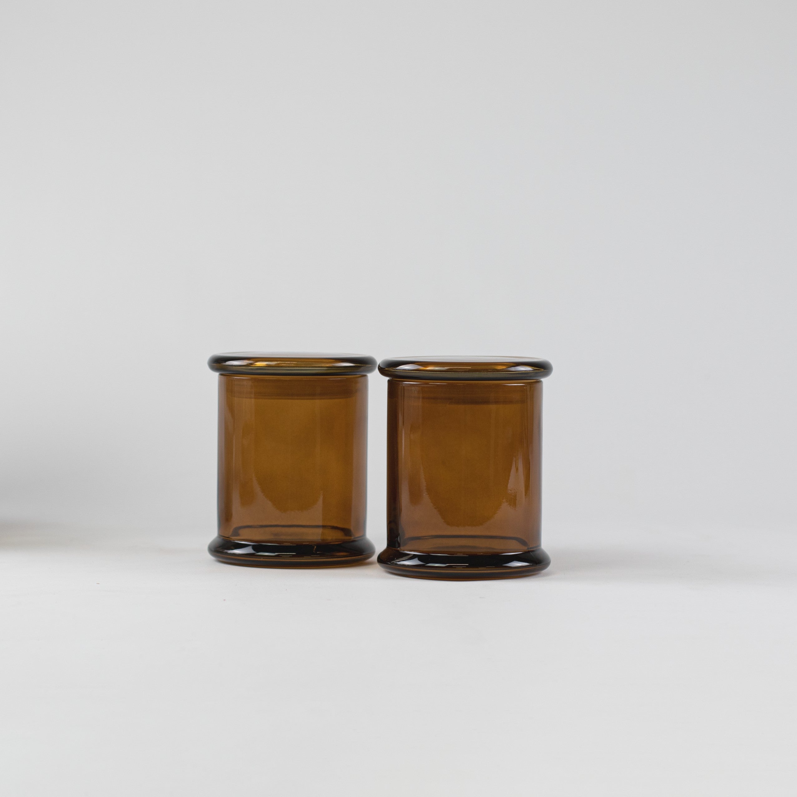 Amber Glass Storage Jar 330 ML - Little Crafts London