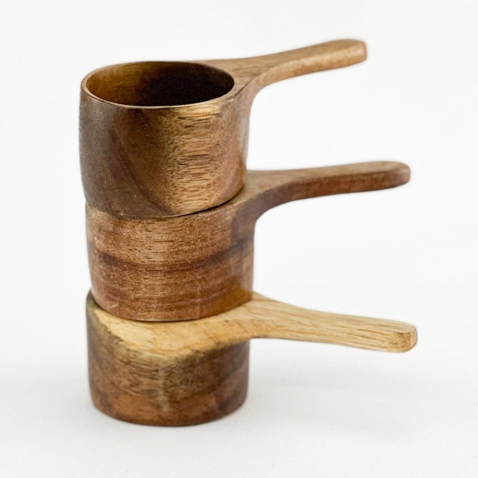 Acacia Wood Deep Scoop