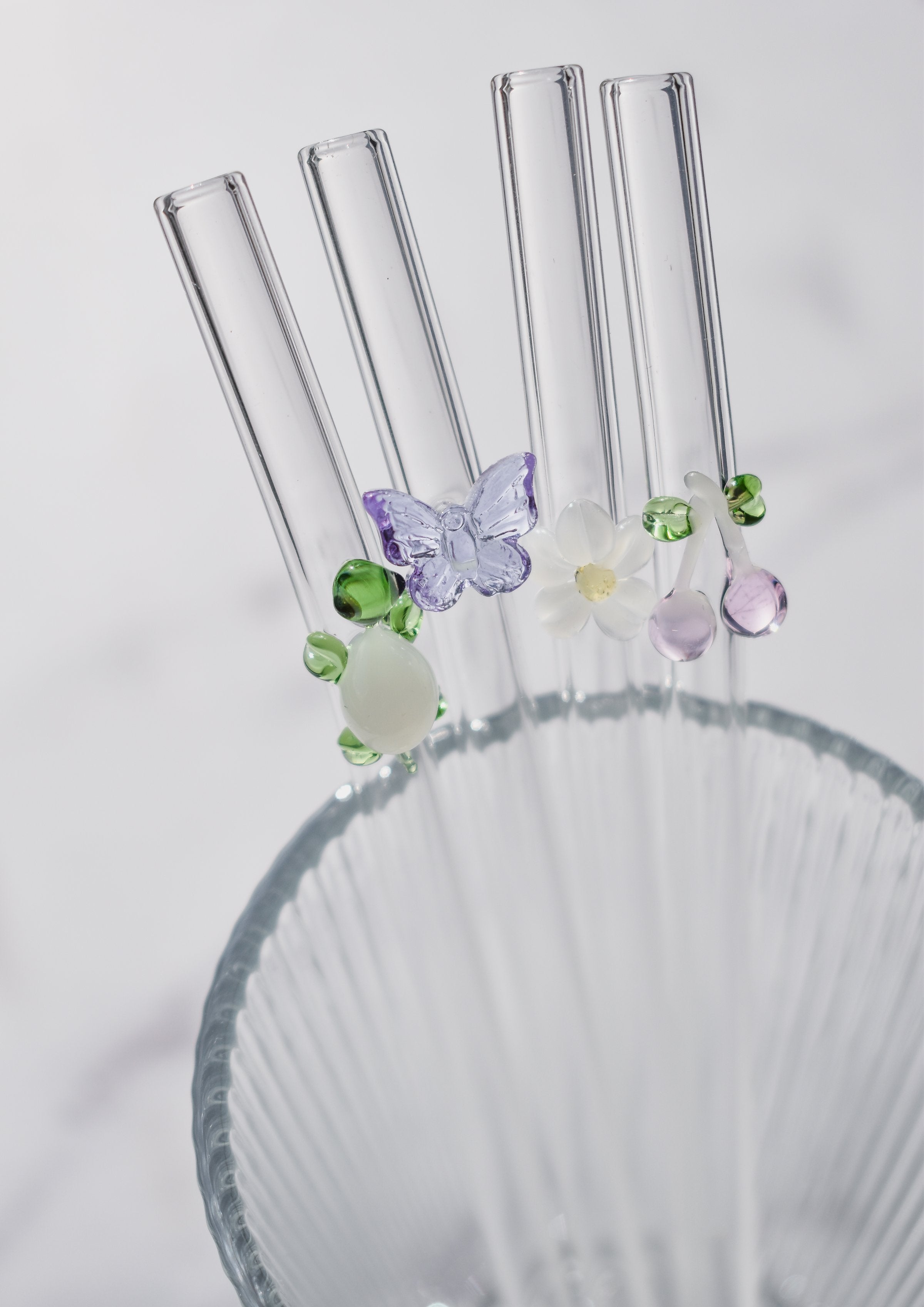 Custom Glass Straw Set (6 Straws)