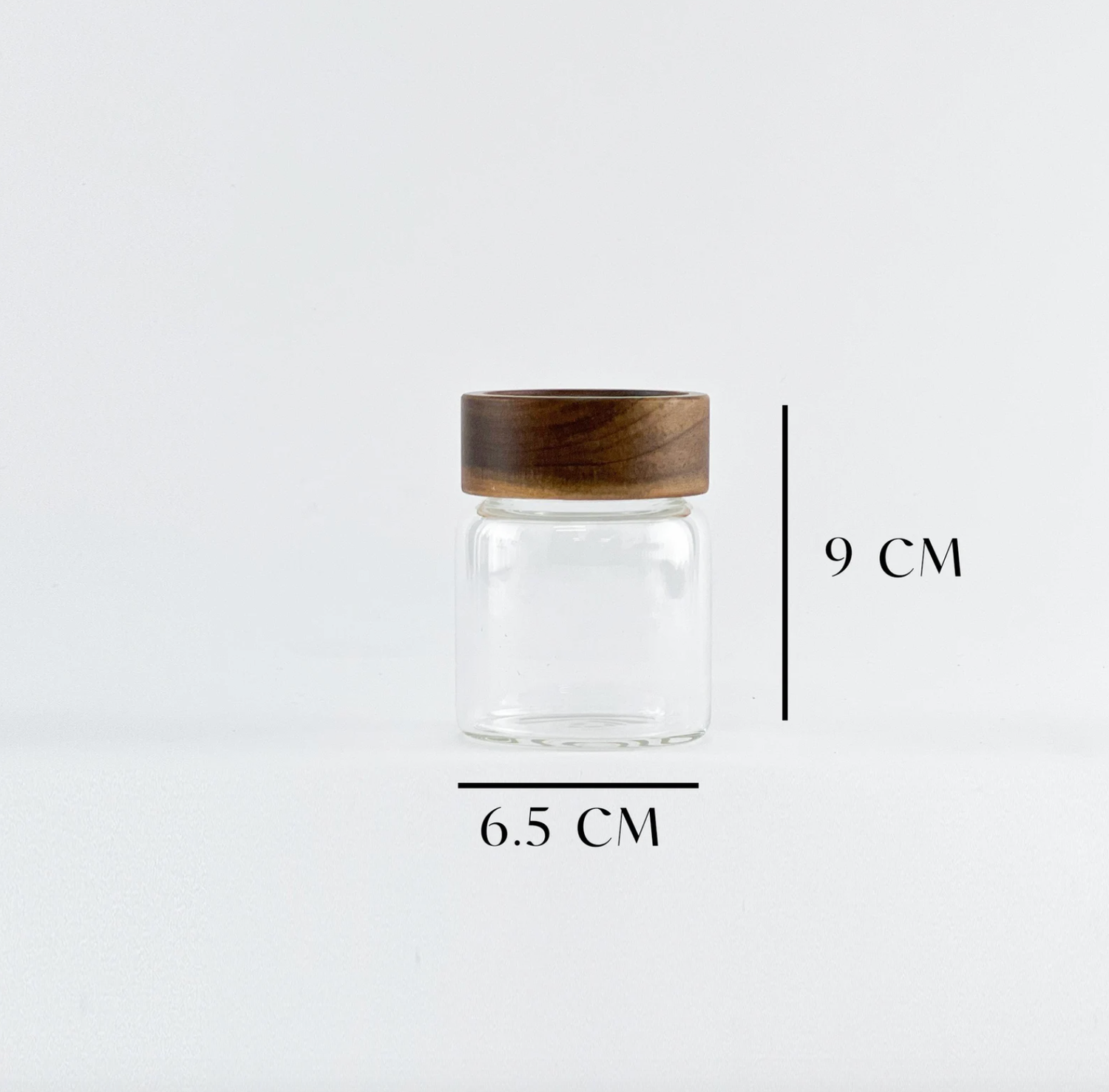 Acacia Wood Spice Jar 180 ML