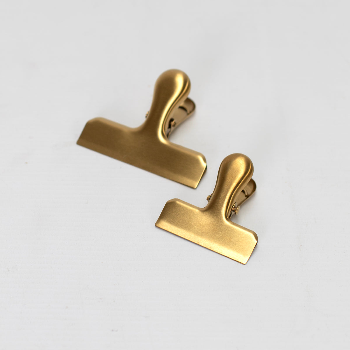 Set of 2 Brass Food Storage Clips