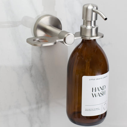 Double Soap Dispenser Mounted Holder - Little Crafts London