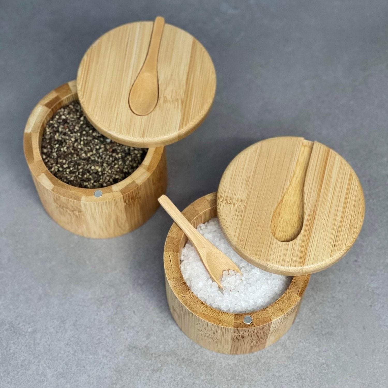 Bamboo Pot with Spoon